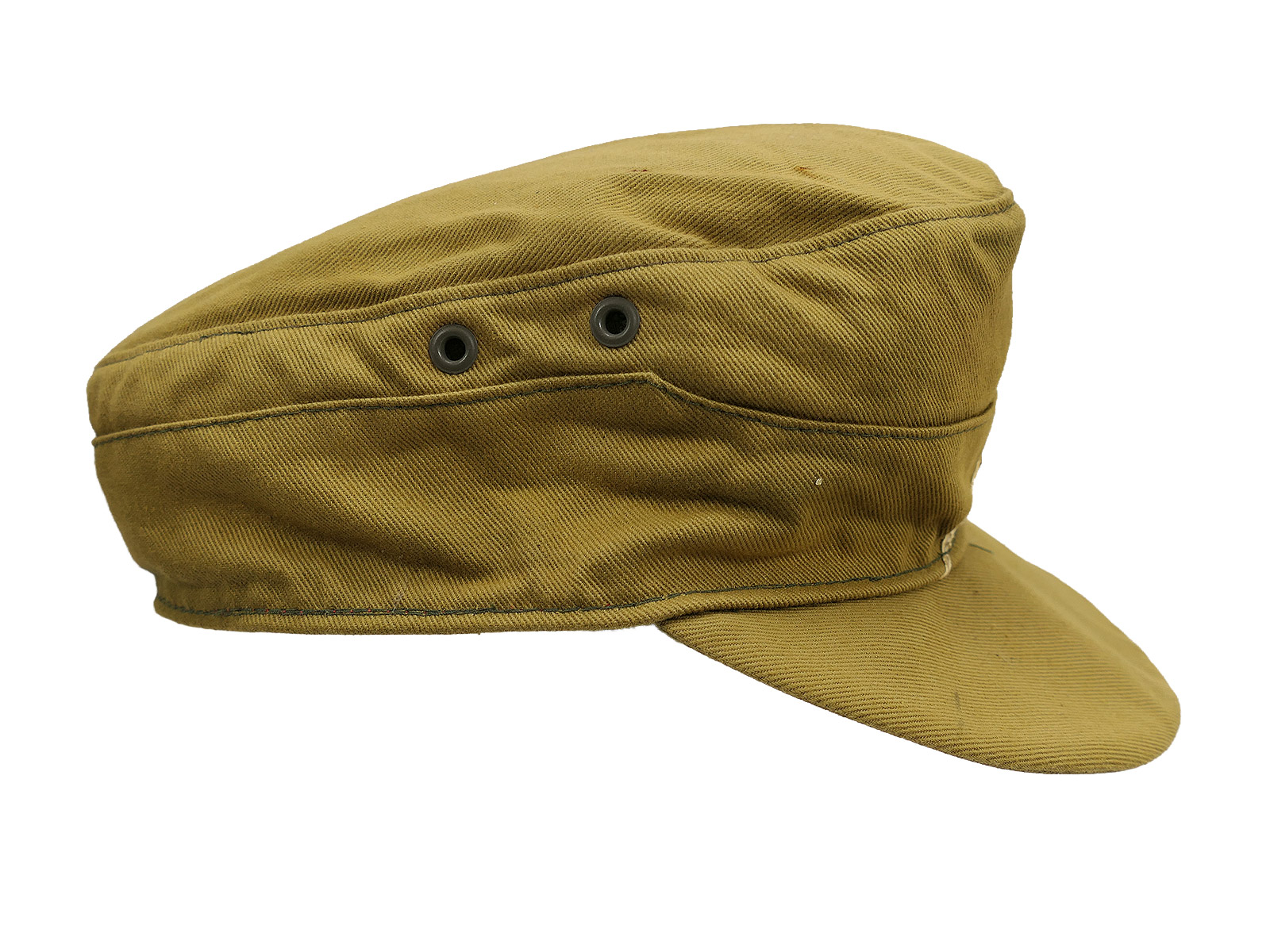 USA POW Tropen M43 Feldmütze Afrikakorps Tropenmütze DAK Gr.57 COLLECTION BATLLE WORN