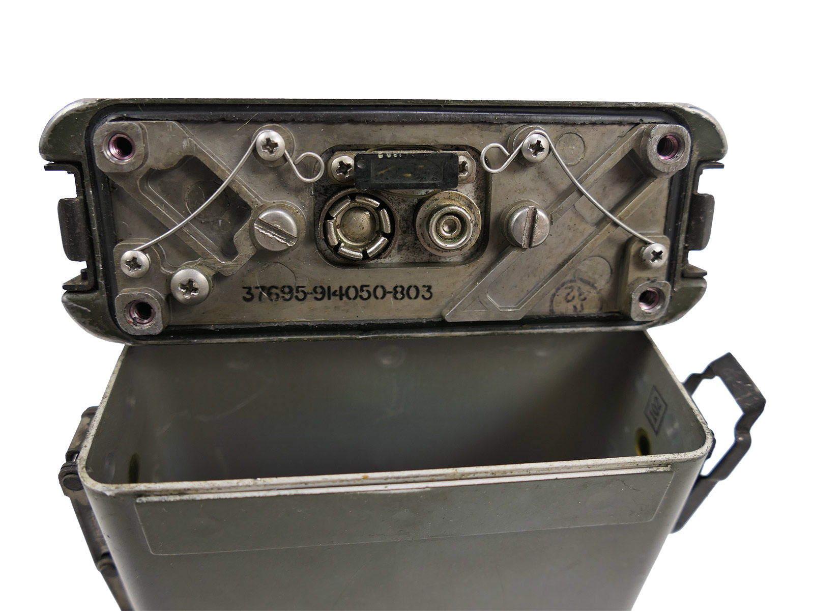 US Marines WW2 Vietnam Hand Funkgerät PRC-68 Squad Radio Receiver mit Antennenfuß Adapter