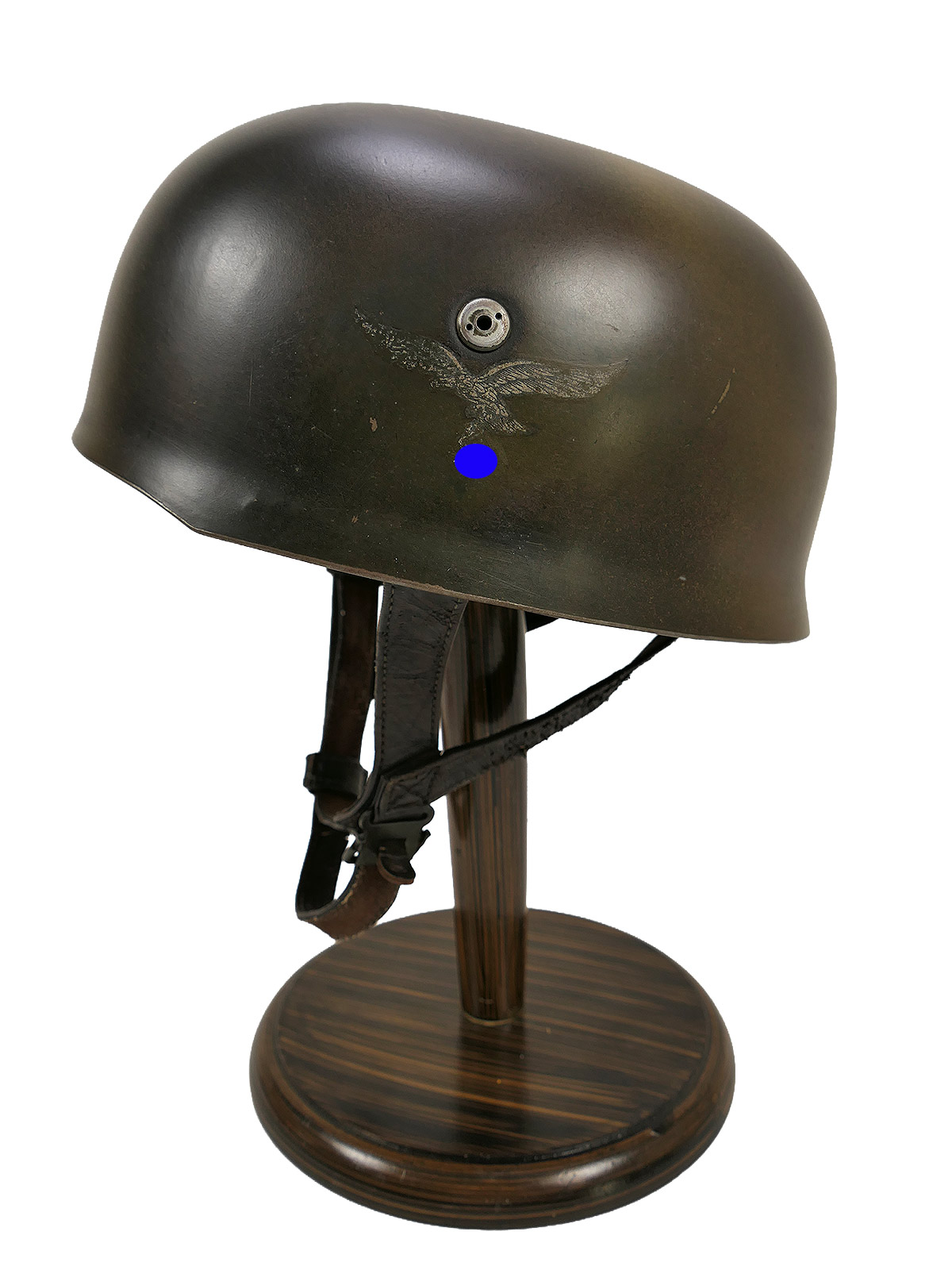 Einzelstück - Vintage Camouflage Fallschirmjägerhelm DD Stahlhelm M38 Luftwaffe Fallschirmjäger