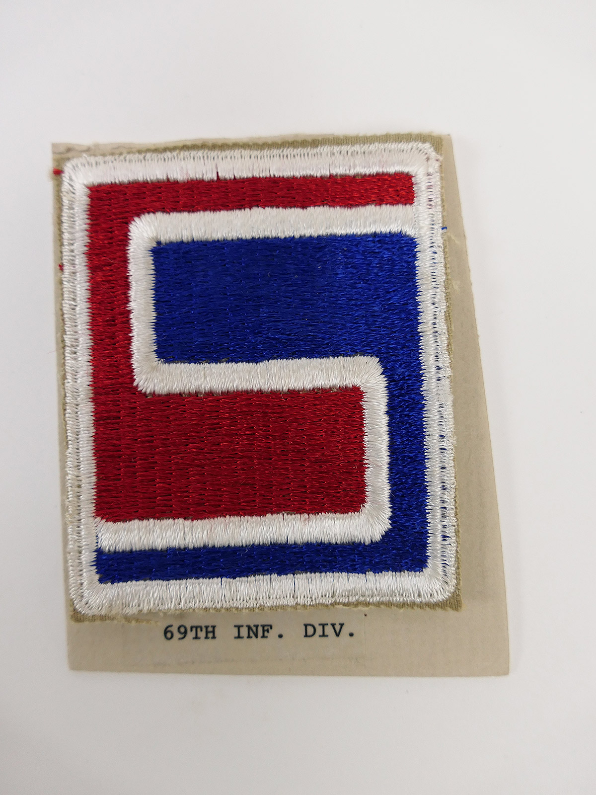 Original US ARMY WW2 Infanterie Divisionsabzeichen Patch - 69th Infantry Division Abzeichen