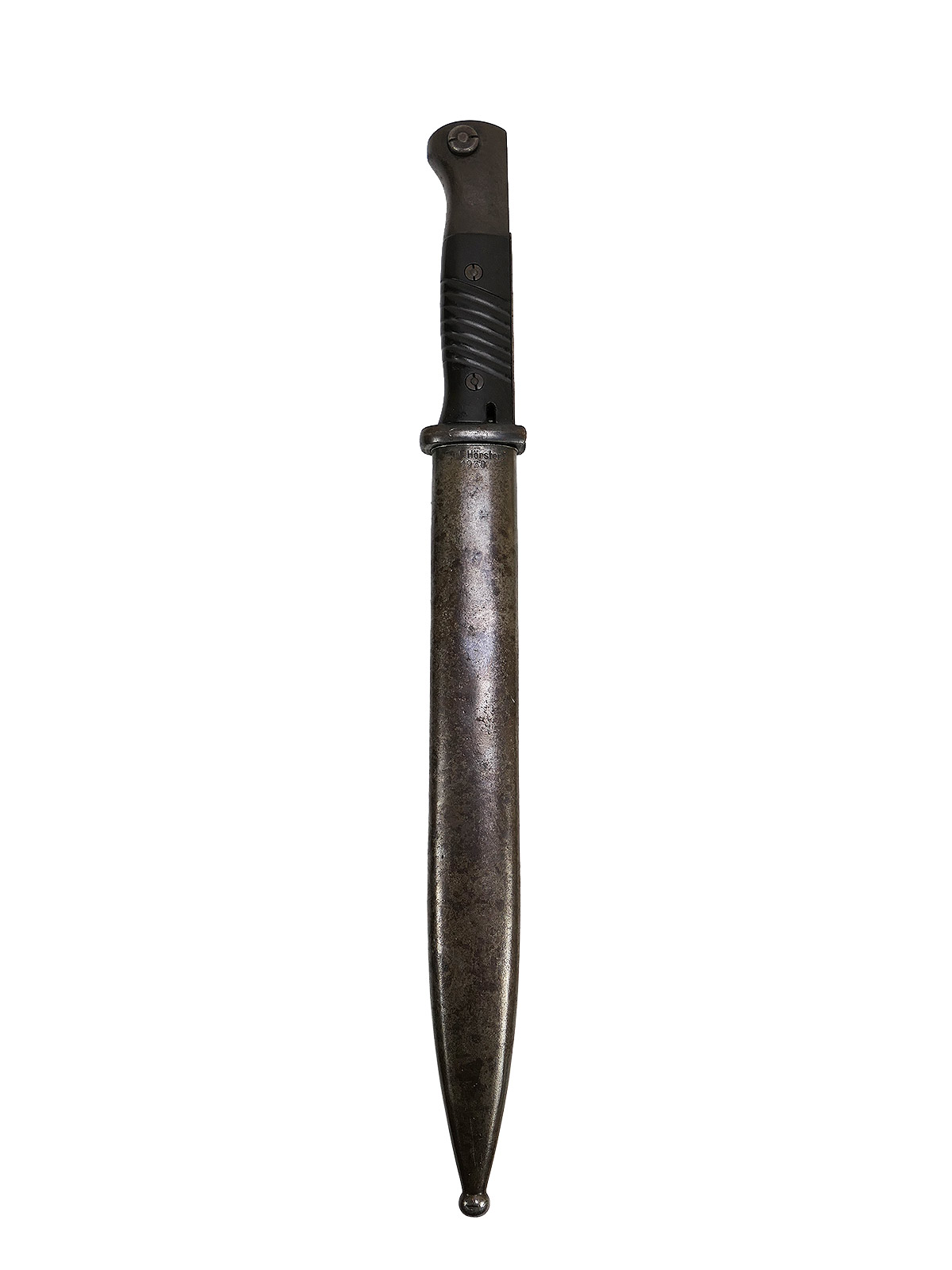 Wehrmacht Bajonett M84/98 Berg & Co 1938 Karabiner K98 / Seitengewehr mit Scheide BATTLE WORN