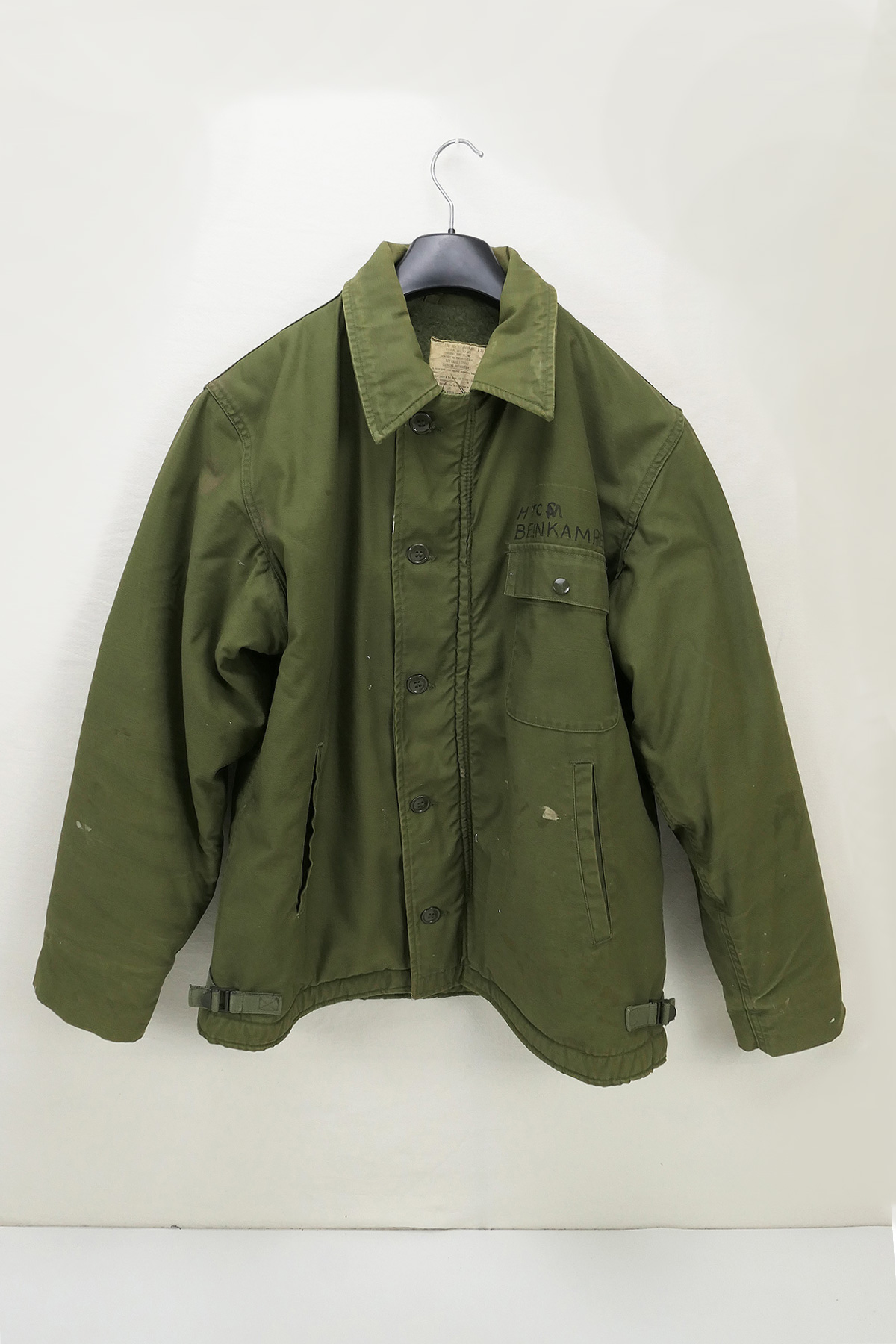 P1340507yT6RxCGKZt1Dg Vintage A2 US Navy TYP WW2 Deck Jacket oliv Large Cold Weather