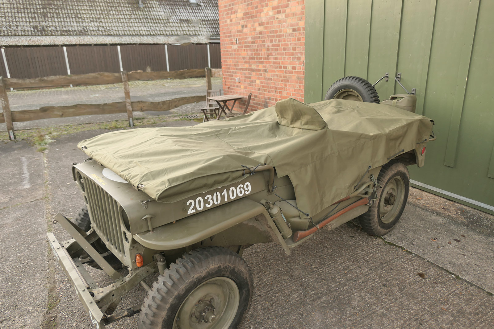 Transportcover Jeep MB Persenning Abdeckung Regenschutz Ford GPW Hotchkiss Willy's