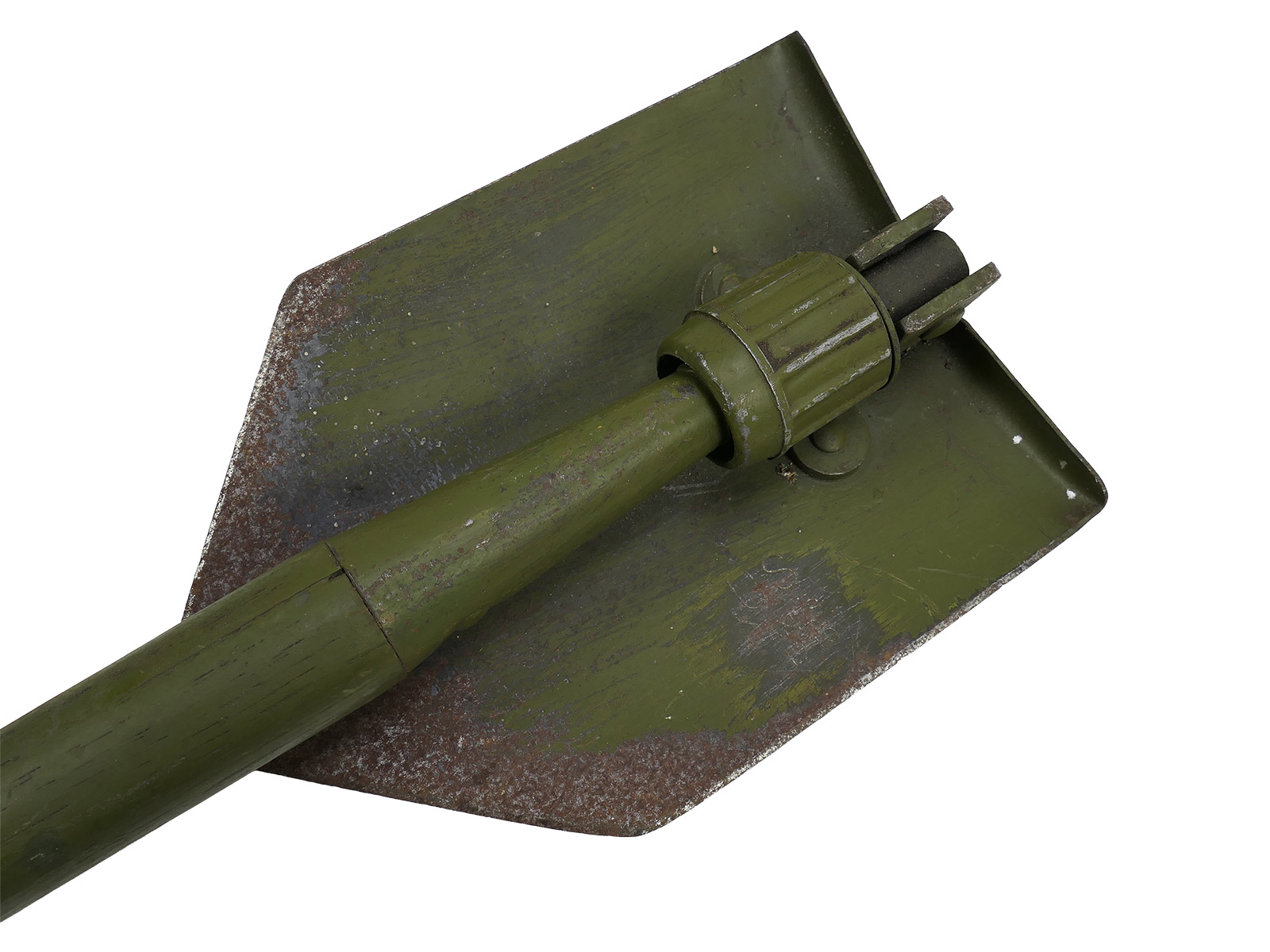 ORIGINAL US ARMY WW2 Klappspaten mit Tasche Entrenching Tool Collection BATTLE WORN