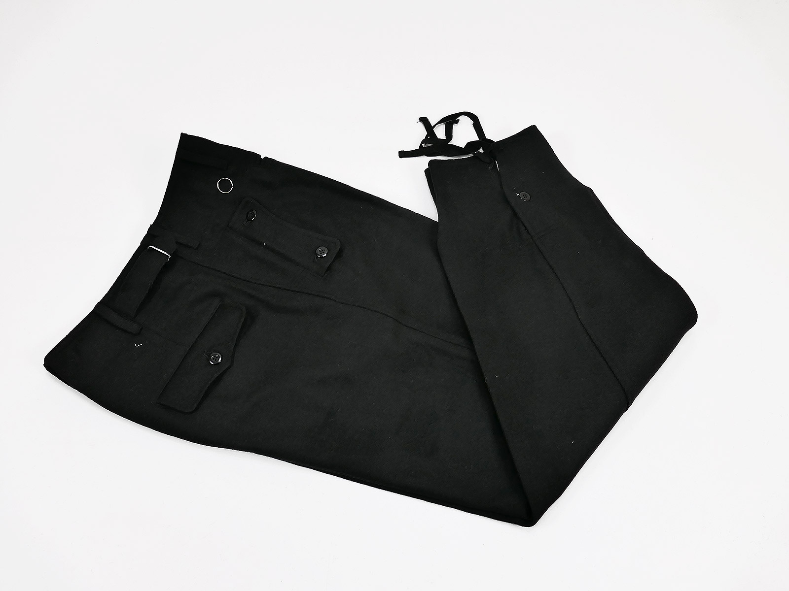Waffen SS Schwarze Panzerhose Uniform Hose für Panzeruniform Panzer Hose