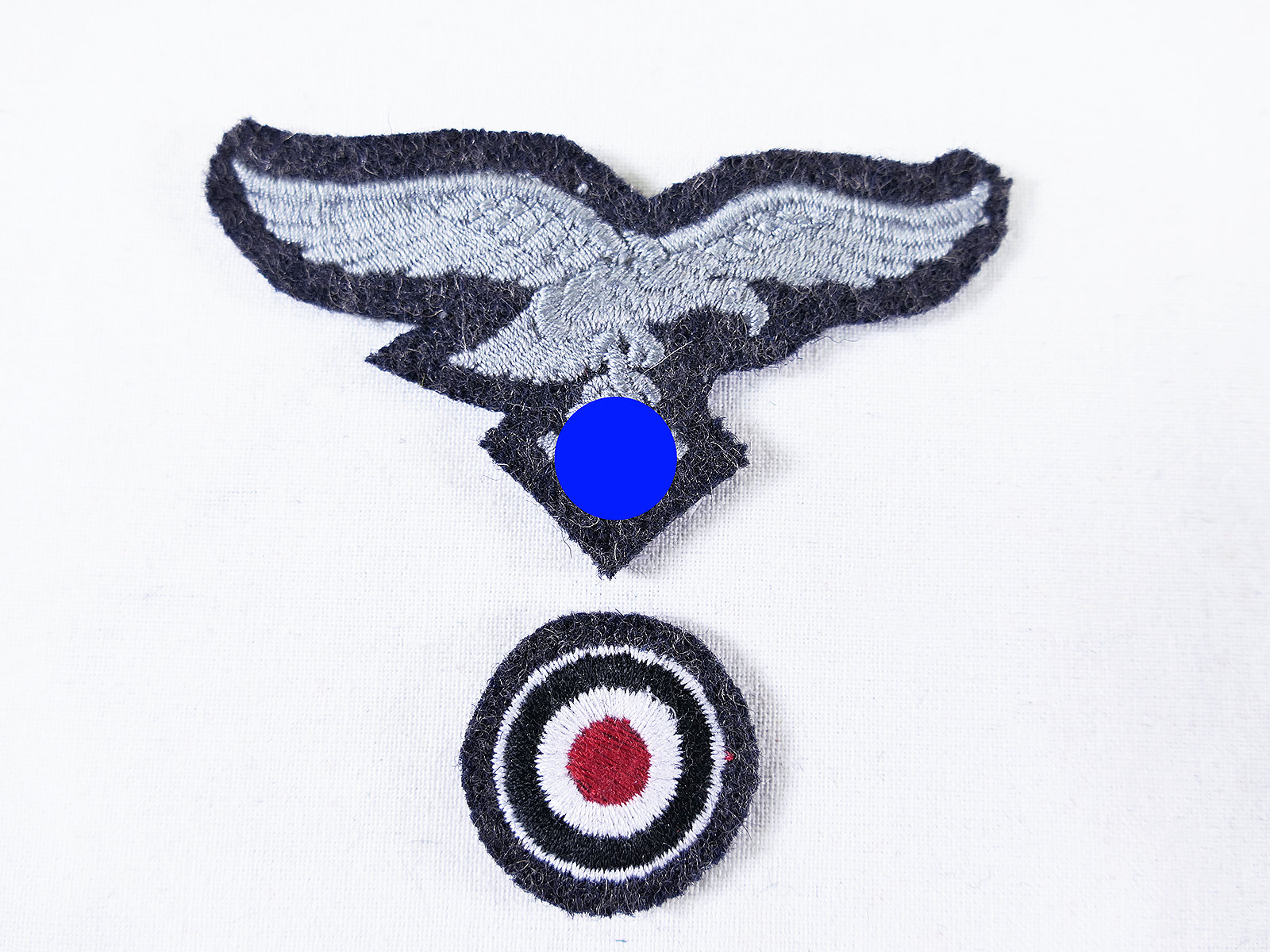 Satz Luftwaffe Effekten Mützenadler + Kokarde für Schiffchen / M1943 Feldmütze