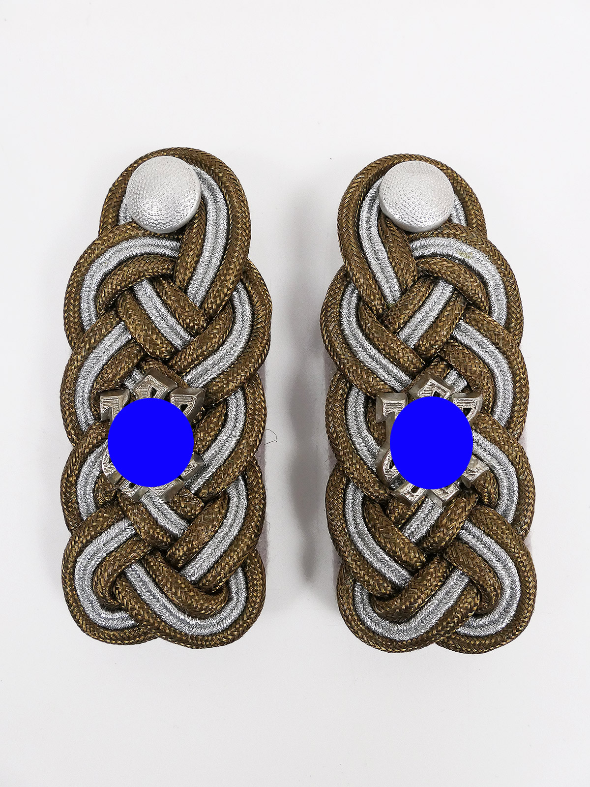 P1738046 Waffen SS Schulterklappen LAH Leibstandarte Schulterstücke Brigadeführer / Generalmajor zum Schlaufe