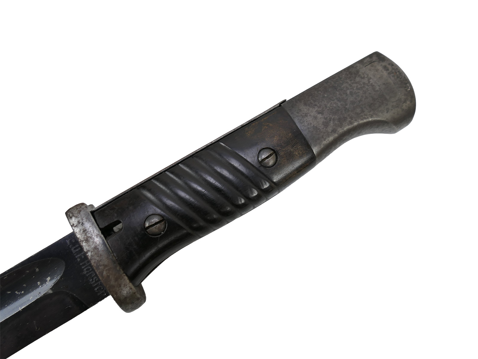 Wehrmacht Bajonett M84/98 K98 / Seitengewehr NUMMERNGLEICH Hörster 1938 BATTLE WORN