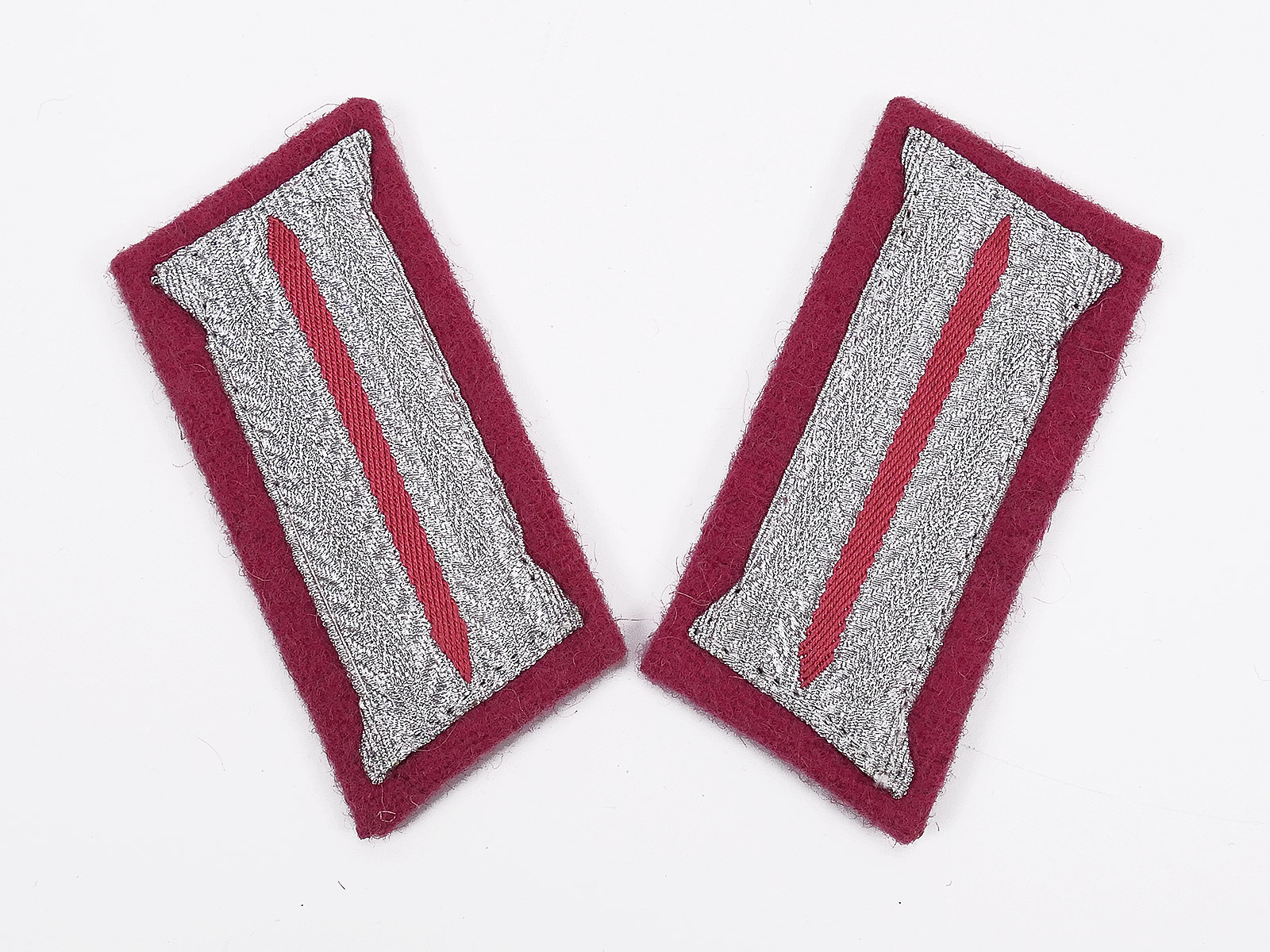 Wehrmacht Panzer / Panzerjäger Kragenspiegel Mannschaften für den Paraderock Parade Uniform