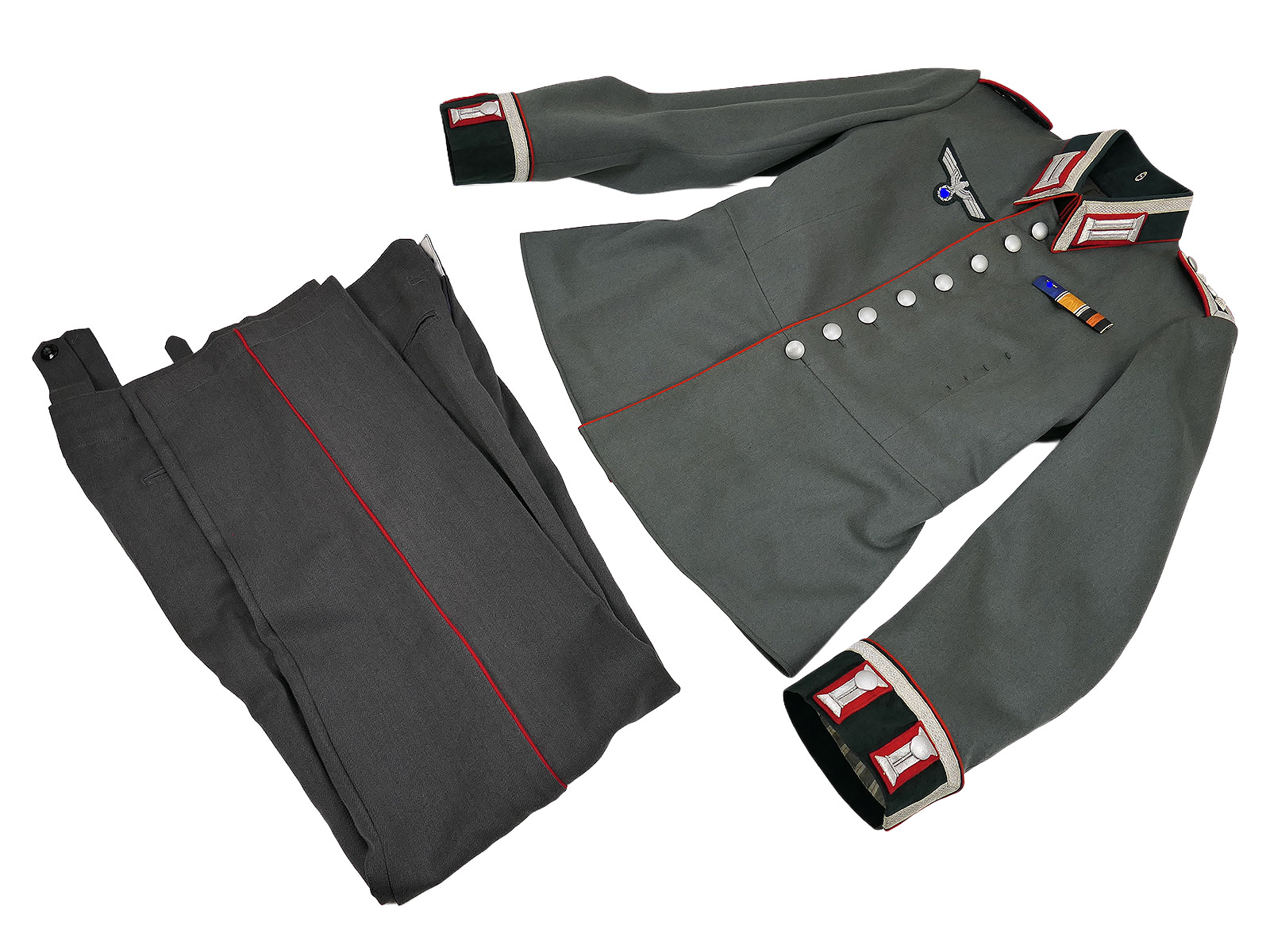 Uniform Ensemble Original Wehrmacht Parade Waffenrock Unteroffizier Artillerie mit Uniformhose COLLECTION