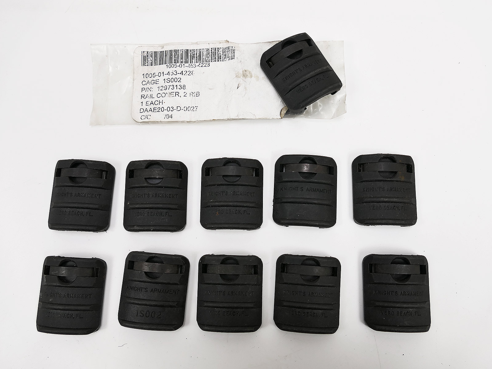 1x Stück Original US ARMY KAC Knights Armament 2 Rib Rail Panel cover gebraucht