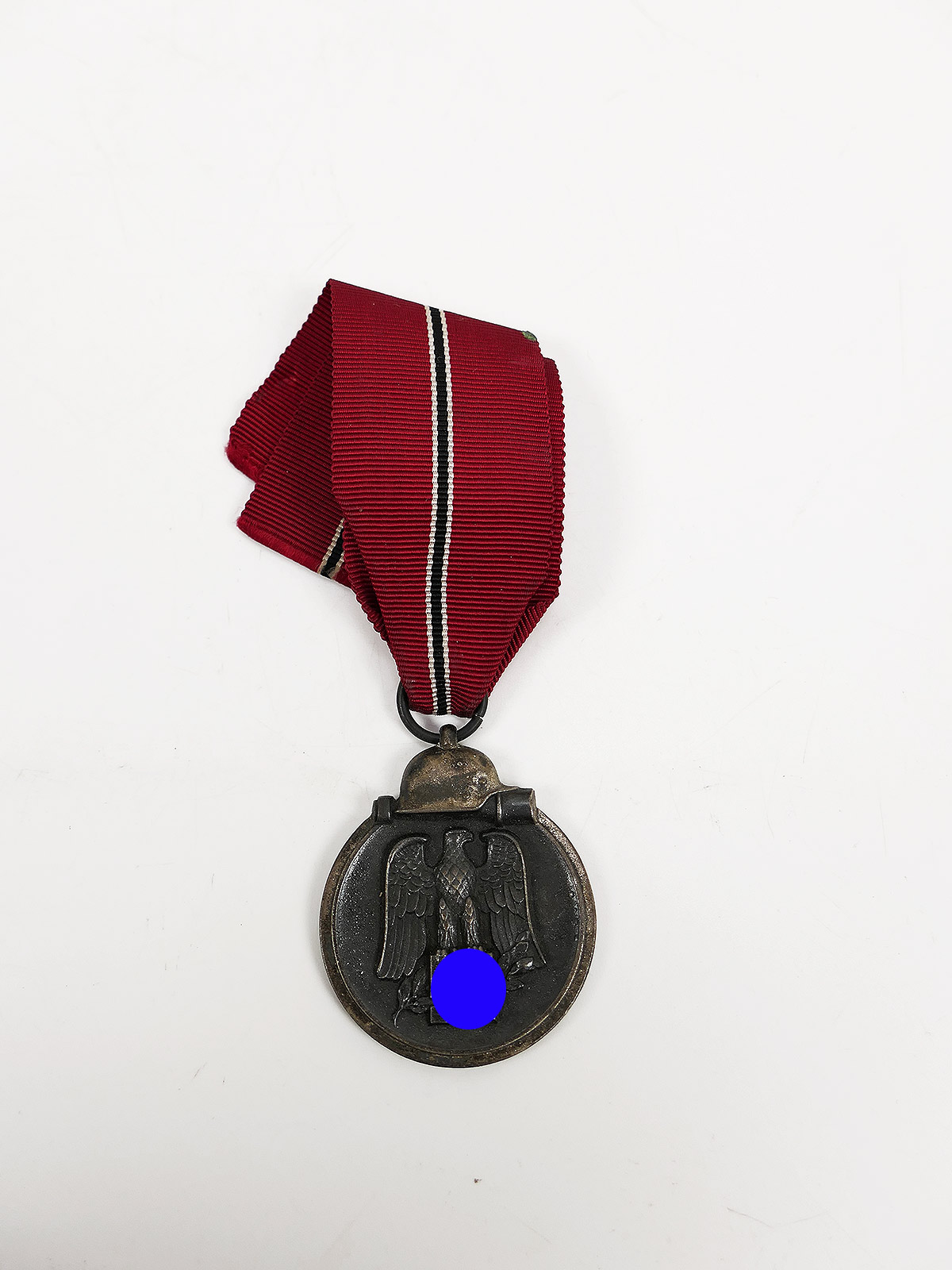Wehrmacht Original Medaille Winterschlacht im Osten Ostmedaille mit Hersteller 52