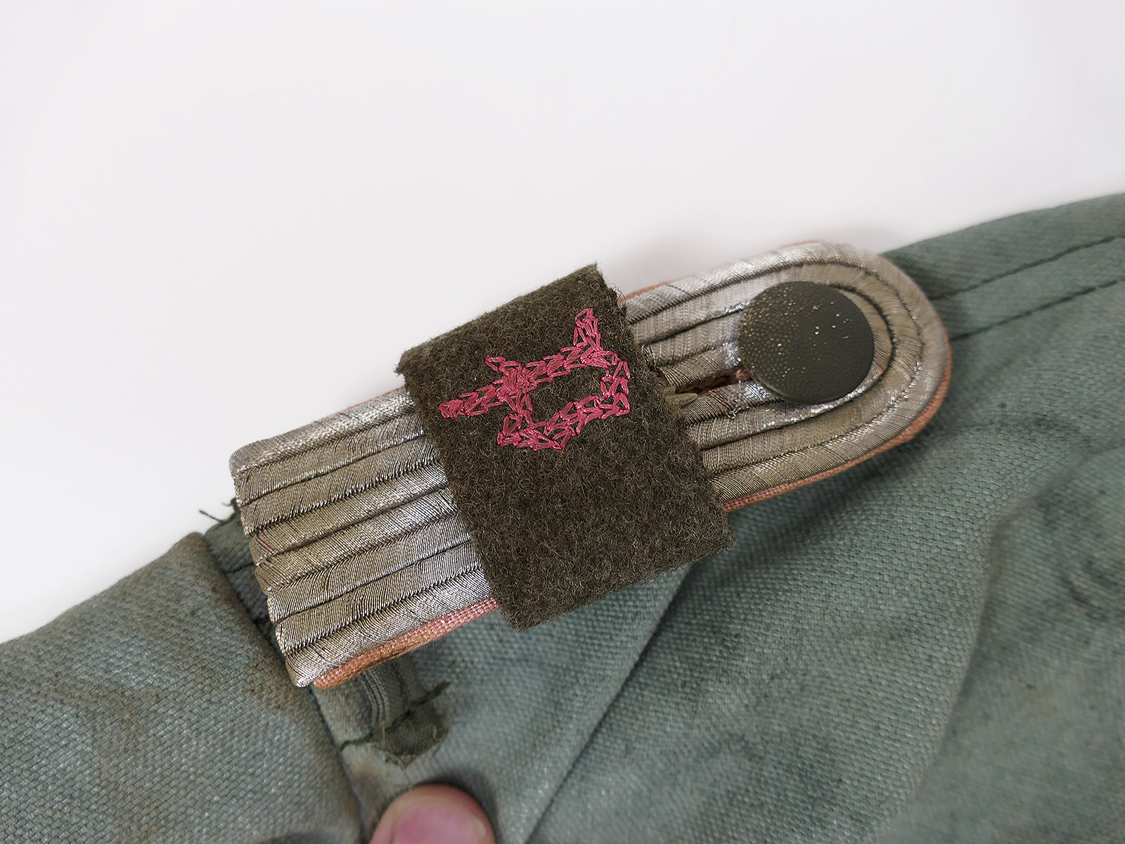 Wehrmacht M41 Offiziers Sommer Feldbluse Uniform Leutnant Panzerjäger COLLECTION BATTLE WORN