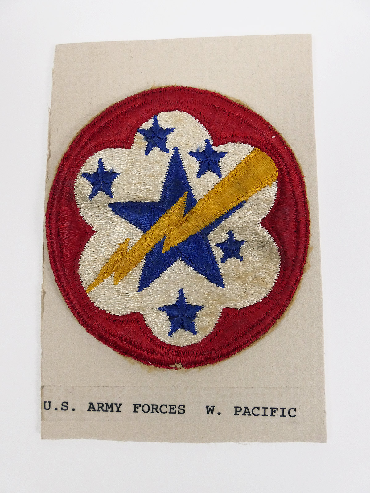 Original US ARMY WW2 Abzeichen Badge  Western Pacific Forces Patch U.S. Army Command Special Units