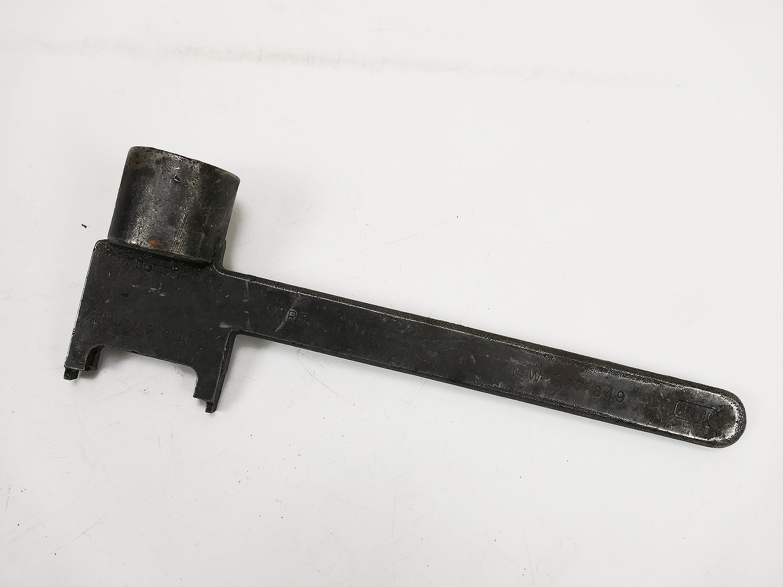 Wrench / Schlüssel Tool für Traverse and Elevation Mechanism T&E für Mount Tripod Cal. 50 Wrench / Schlüssel Tool für Traverse and Elevation Mechanism T&E für Mount Tripod Cal. 50