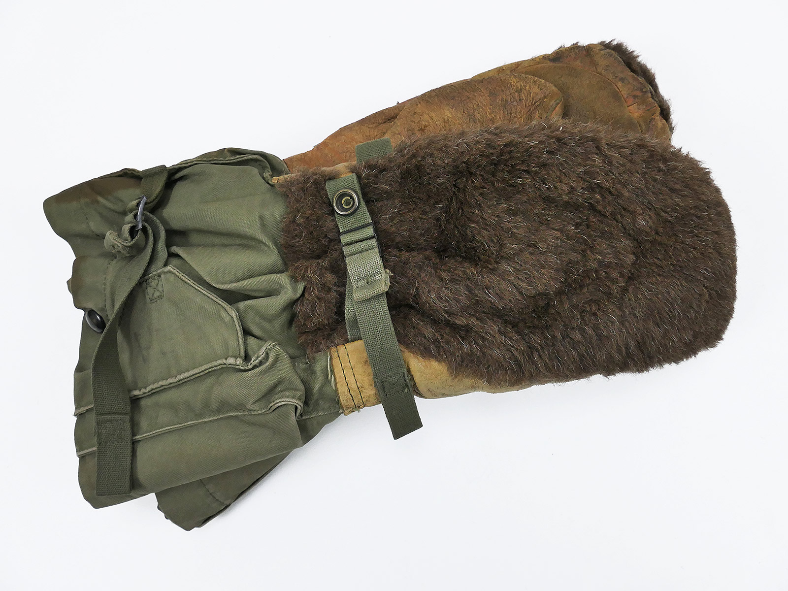 US ARMY Mitten Shell Gloves Winter Handschuhe Fausthandschuhe Fäustlinge Größe ca. 9