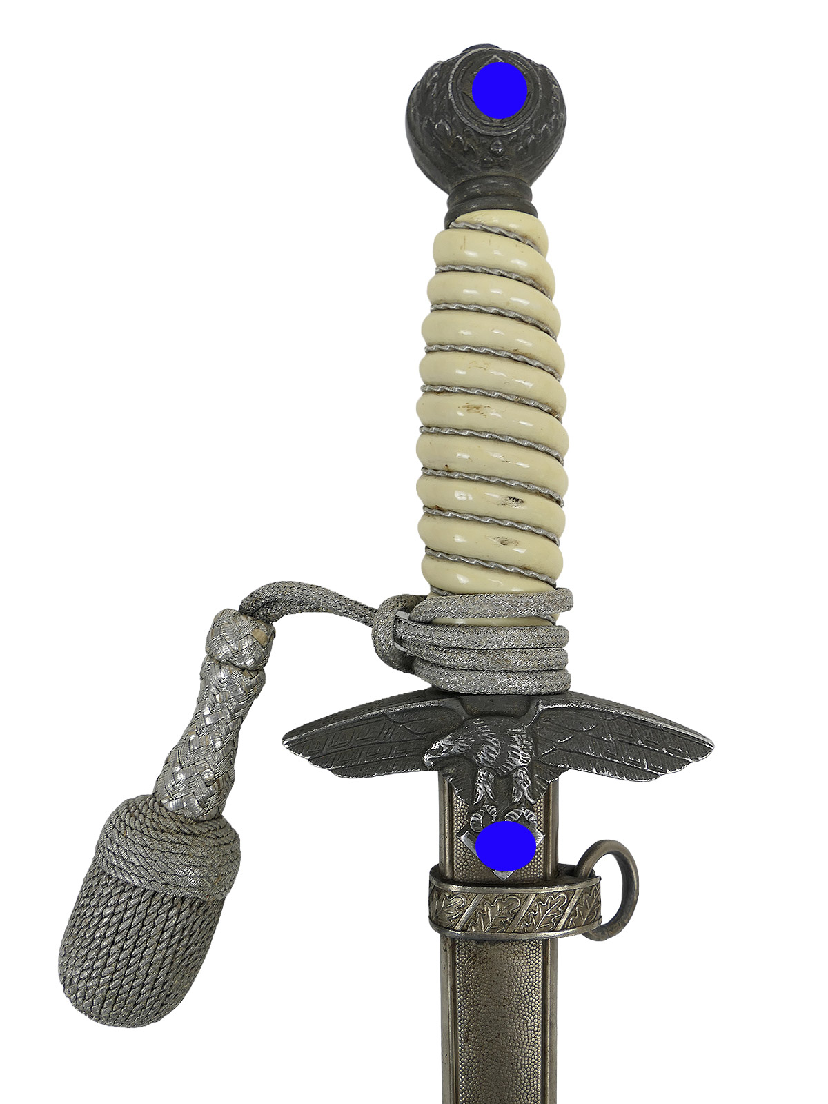 Luftwaffen Offiziersdolch Richard Herder Solingen Luftwaffendolch Offizier mit Portepee COLLECTION