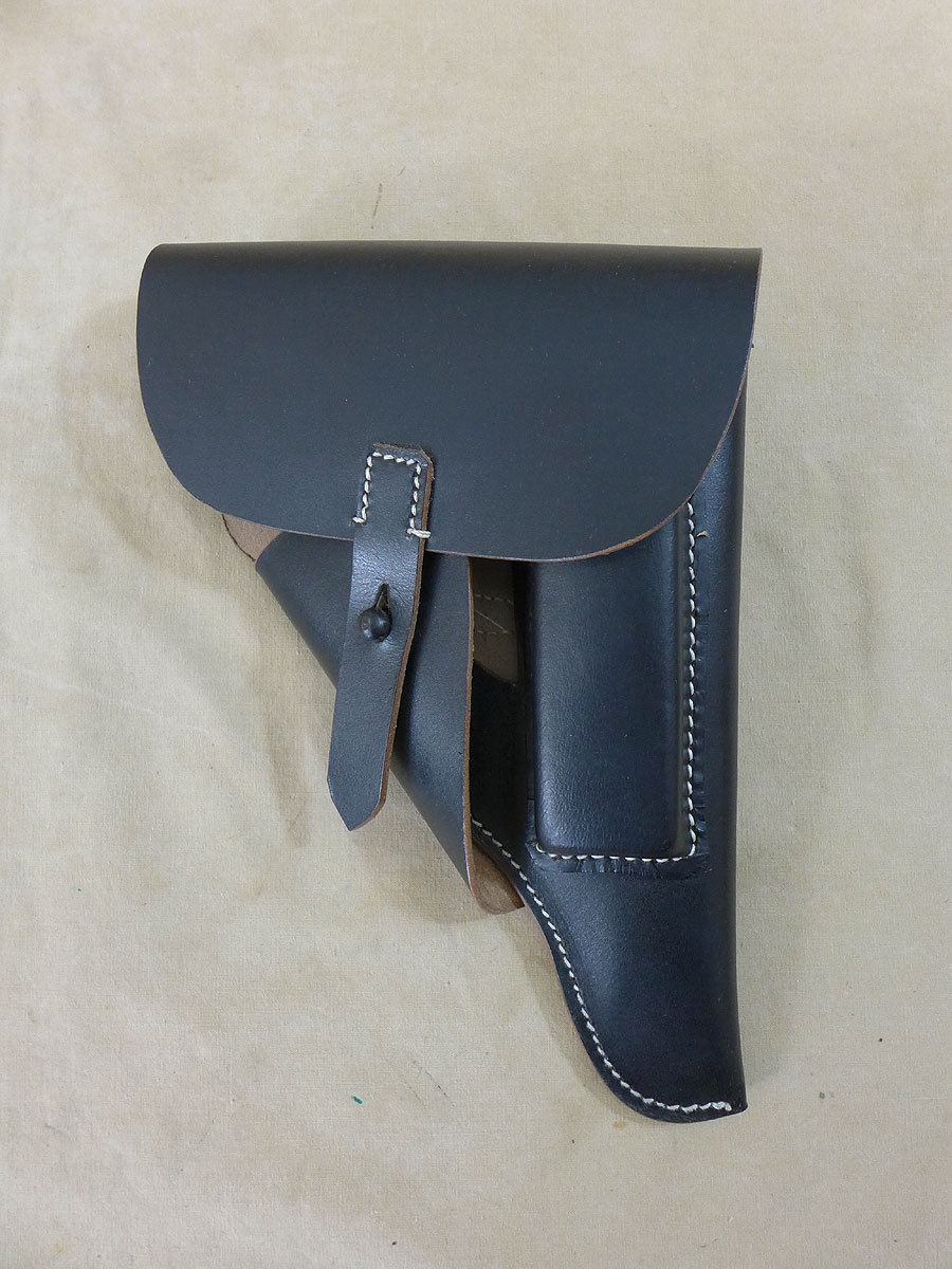 WW2 Wehrmacht / Polizei Pistolentasche soft shell Holster P38 schwarz