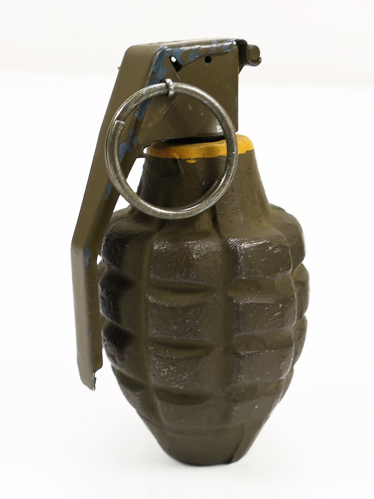 #A/ Einzelstück US ARMY DEKO MK2 Grenade Pineapple Ananas Handgranate Metall 530g 