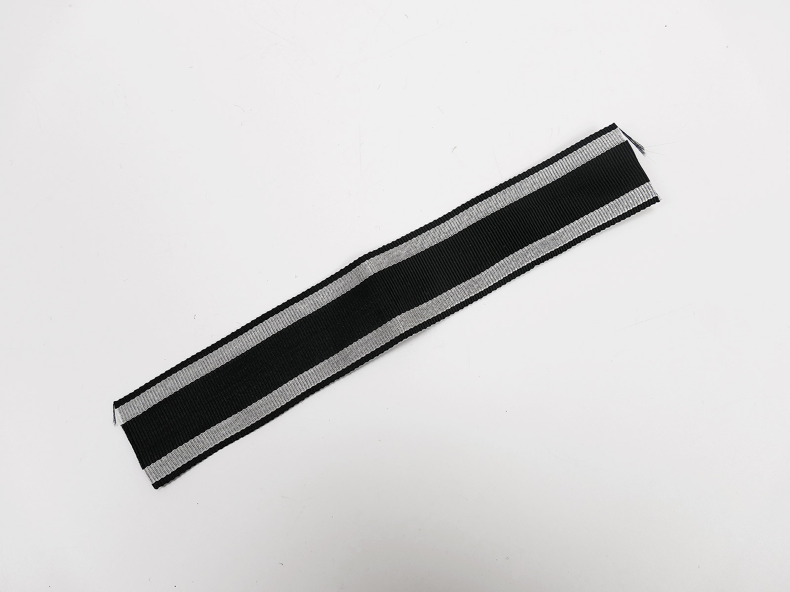 Original Ordensband / Bandabschnitt für Wiederholungsspange 1939 / EK2 1914 