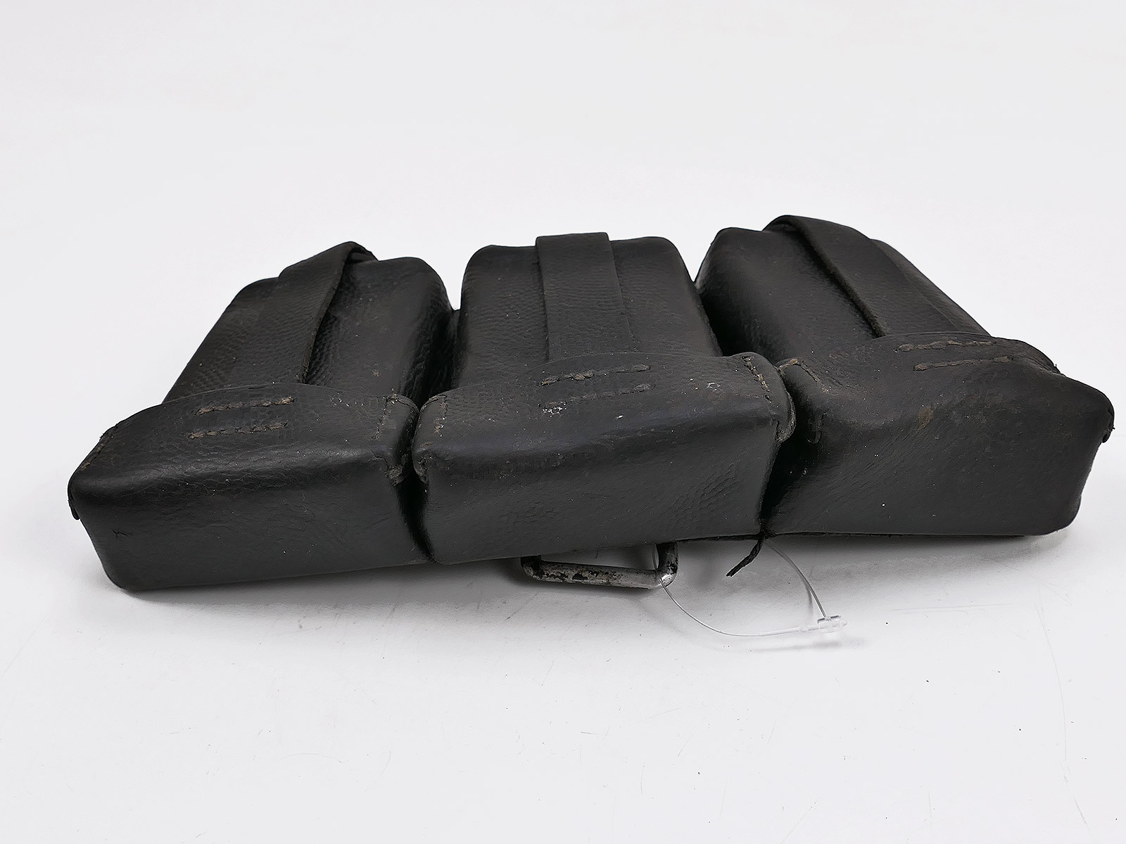 Einzelstück - Wehrmacht K98 3er Patronentasche schwarz ORIGINAL mit Hersteller 1937 COLLECTION