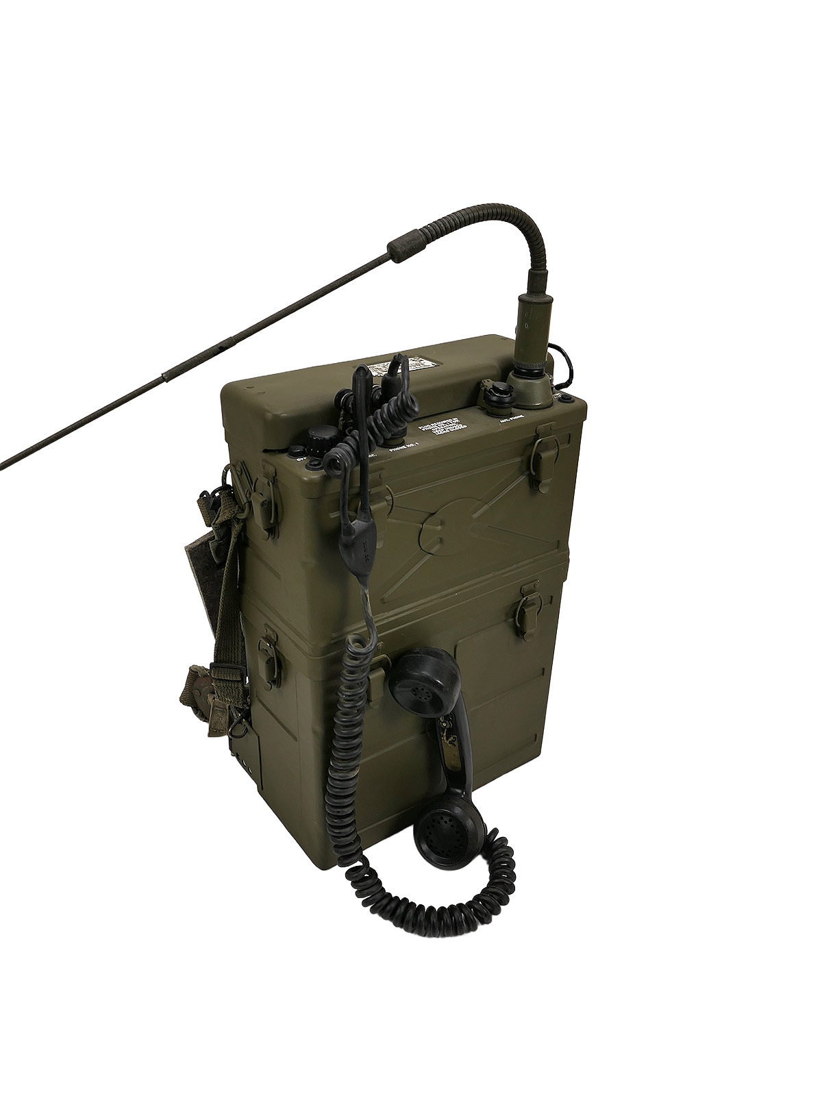 TOP US ARMY FUNKGERÄT BC-1000 RADIO + Zubehör Hörer Antenne WILLYS JEEP RADIO COLLECTION