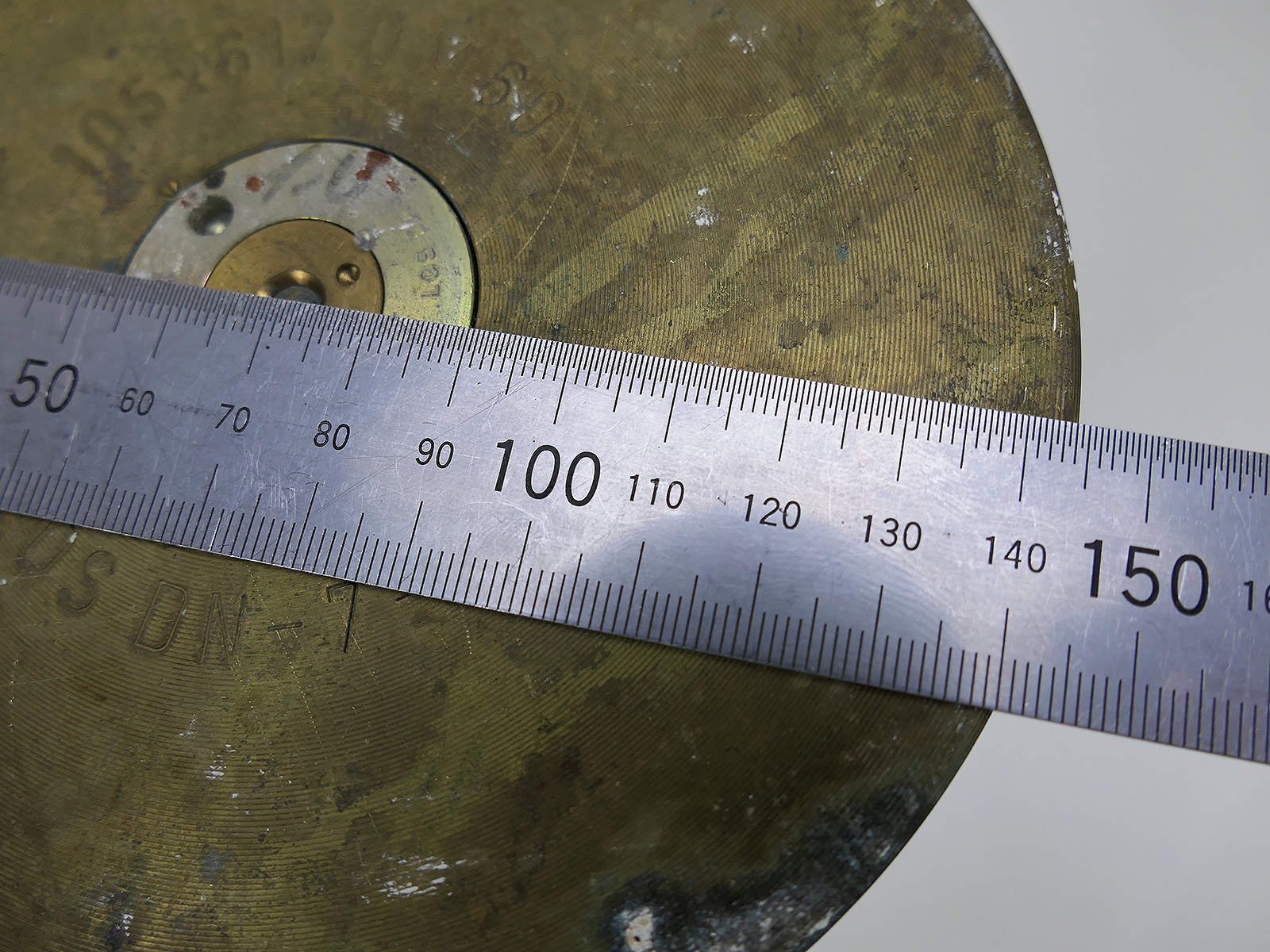 Original Munitionshülse 105mm Messing Hülse Kartusche Panzer Deko Schirmständer COLLECTION