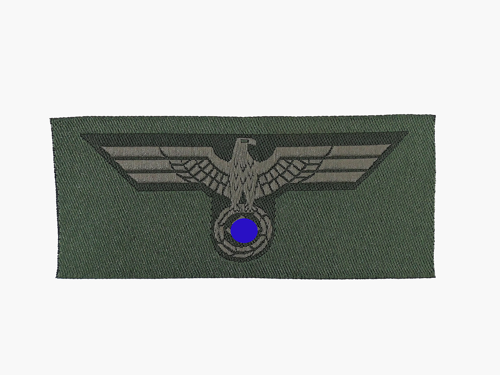 Wehrmacht M40 Mützenabzeichen Mützenadler Abzeichen Schiffchen gewebt Schiffchenadler