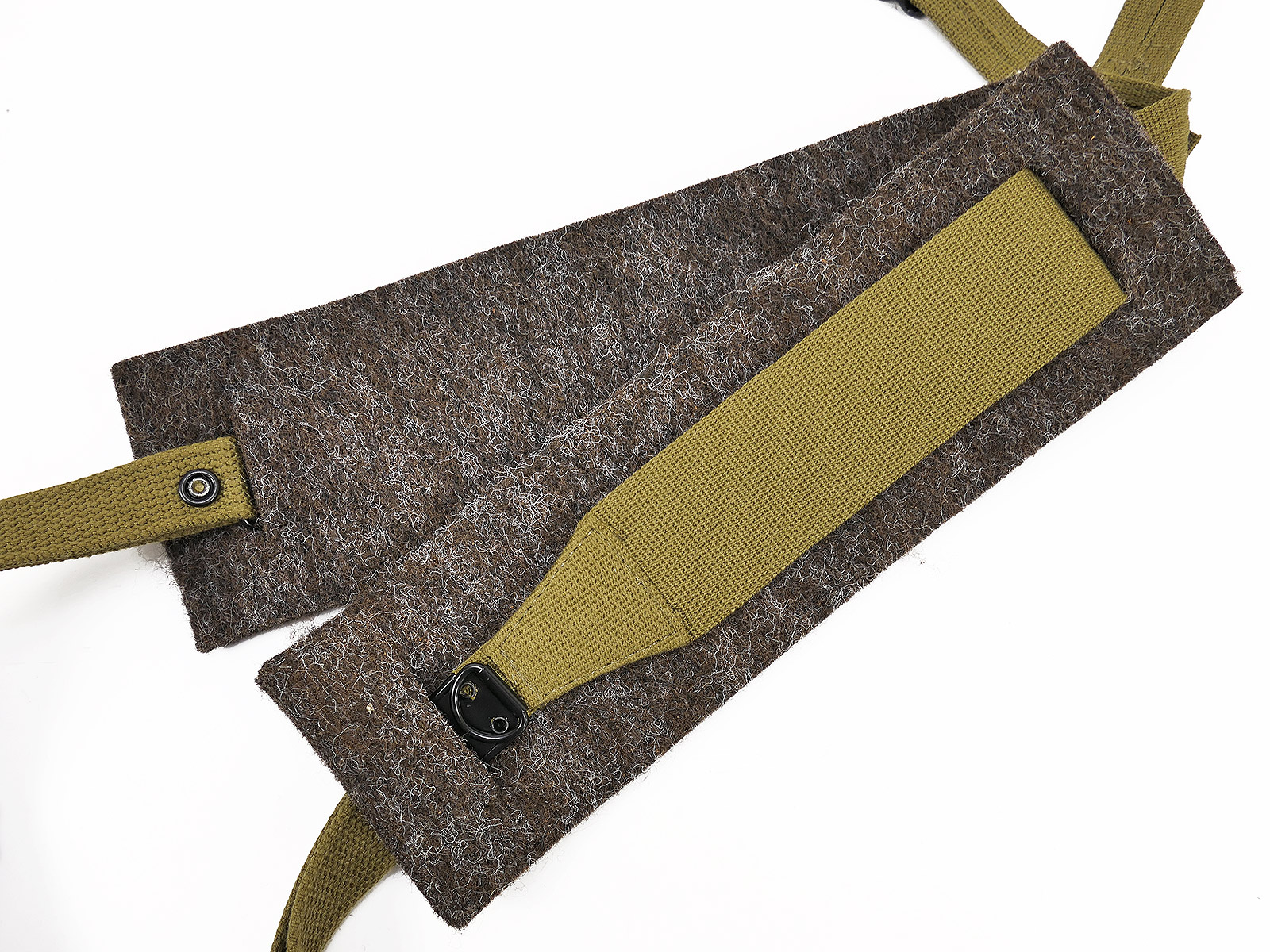 1x Paar US Airborne Paratrooper Filz Polster für M-1936 Suspenders Schulterpolster