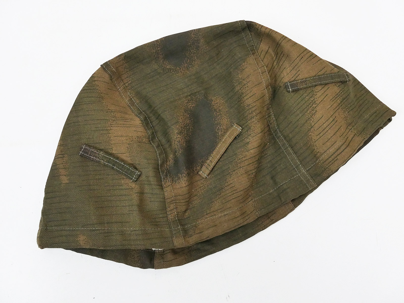 Wehrmacht Stahlhelm Helmbezug sumpftarn Helm Tarnbezug groß geschnitten