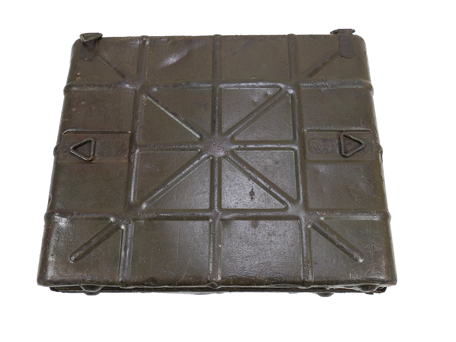 Schlachtfeldfund Transportkoffer Stielhandgranaten M24 Handgranatenkoffer Kiste BATTLE WORN