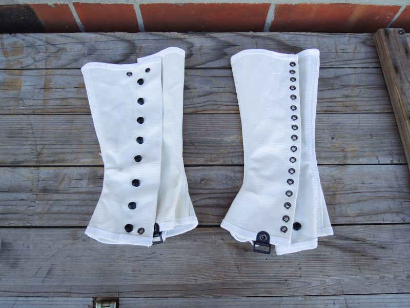 4222-1 Gamaschen M1938 US MP Military Police Leggings weiß