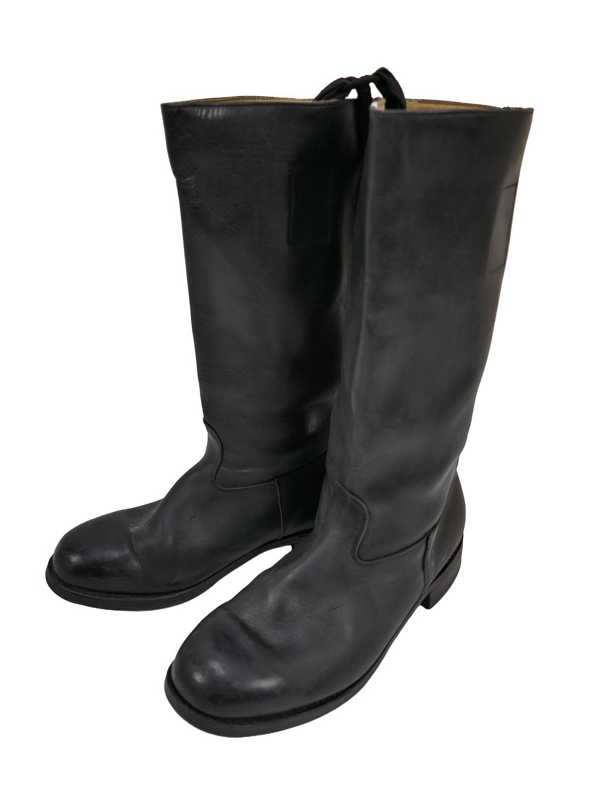 Typ Wehrmacht Leder Stiefel Knobelbecher Schaftstiefel Wachbataillon Gr.43.5 mit Hufeisen 280/106