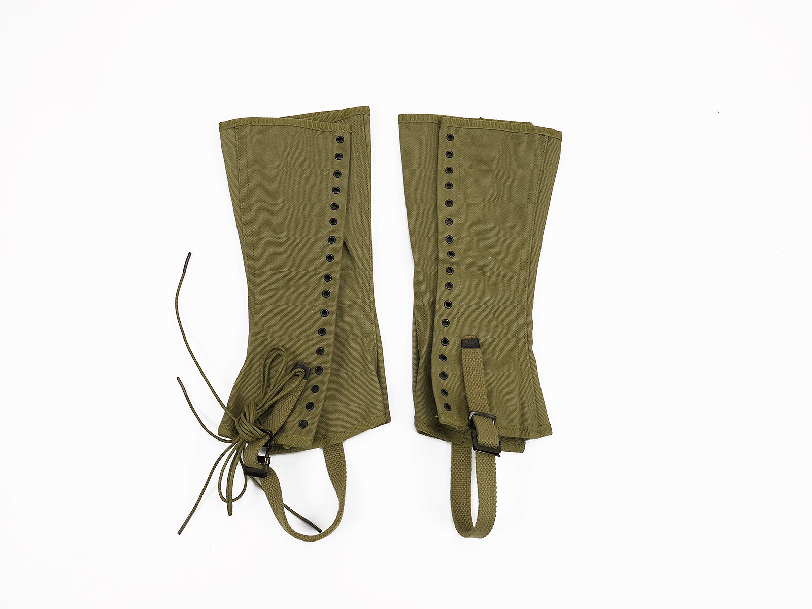 WW2 US ARMY Gamaschen M1938 khaki Canvas M-1938 (Brab)