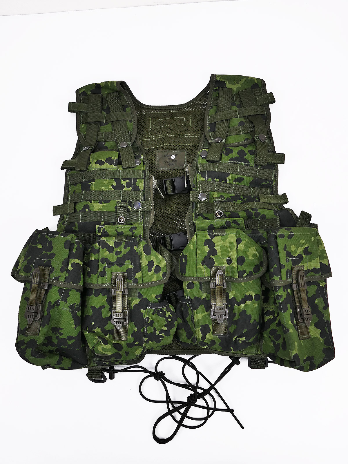 #D MINT Dänische CQC Kampfmittelweste M/05 Kampvest Vest Weste Dänemark flecktarn