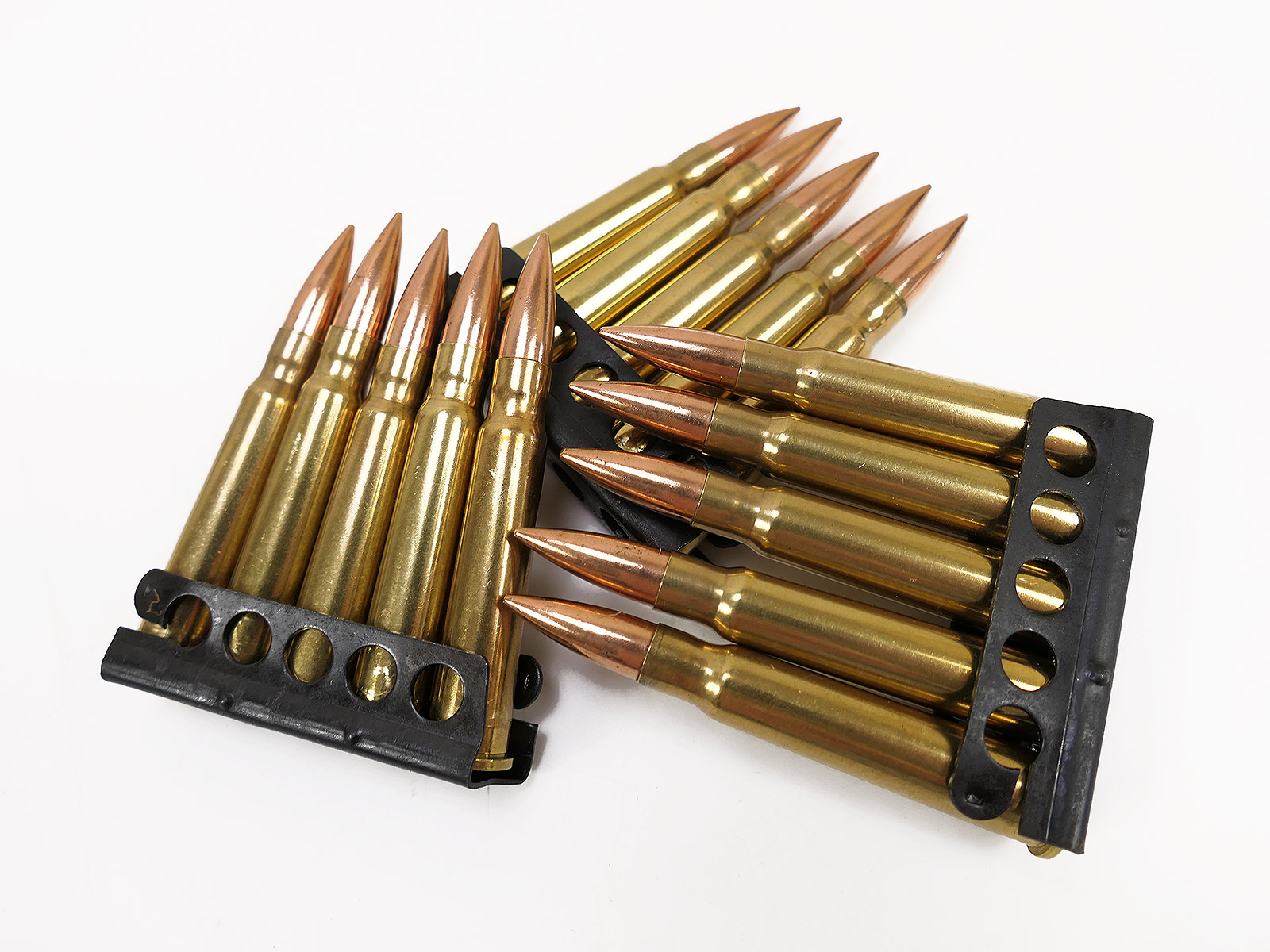 British Army Type WW2 Lee-Enfield 1x Ladestreifen / Clip mit 5x Patrone 303 British Deko Munition