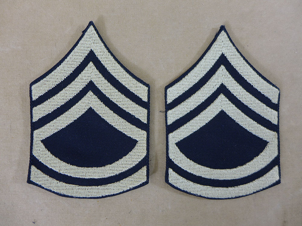US ARMY WW2 Ranks Dienstgradabzeichen T/Sgt Technical Sergeant Uniform Rang Abzeichen