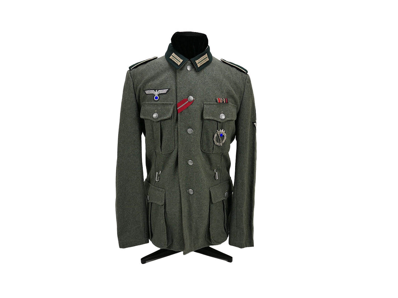 Wehrmacht M36 Feldbluse Uniform Gefreiter effektiert Gr.52 SAMMLUNG
