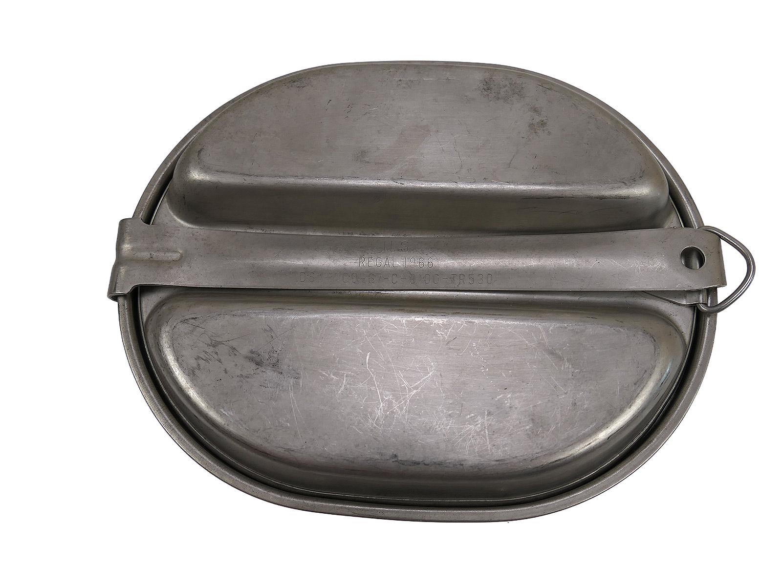 #12/ Original US Army Essgeschirr VIETNAM 60's Kochgeschirr Canteen Regal 1966 COLLECTION BATTLE WORN