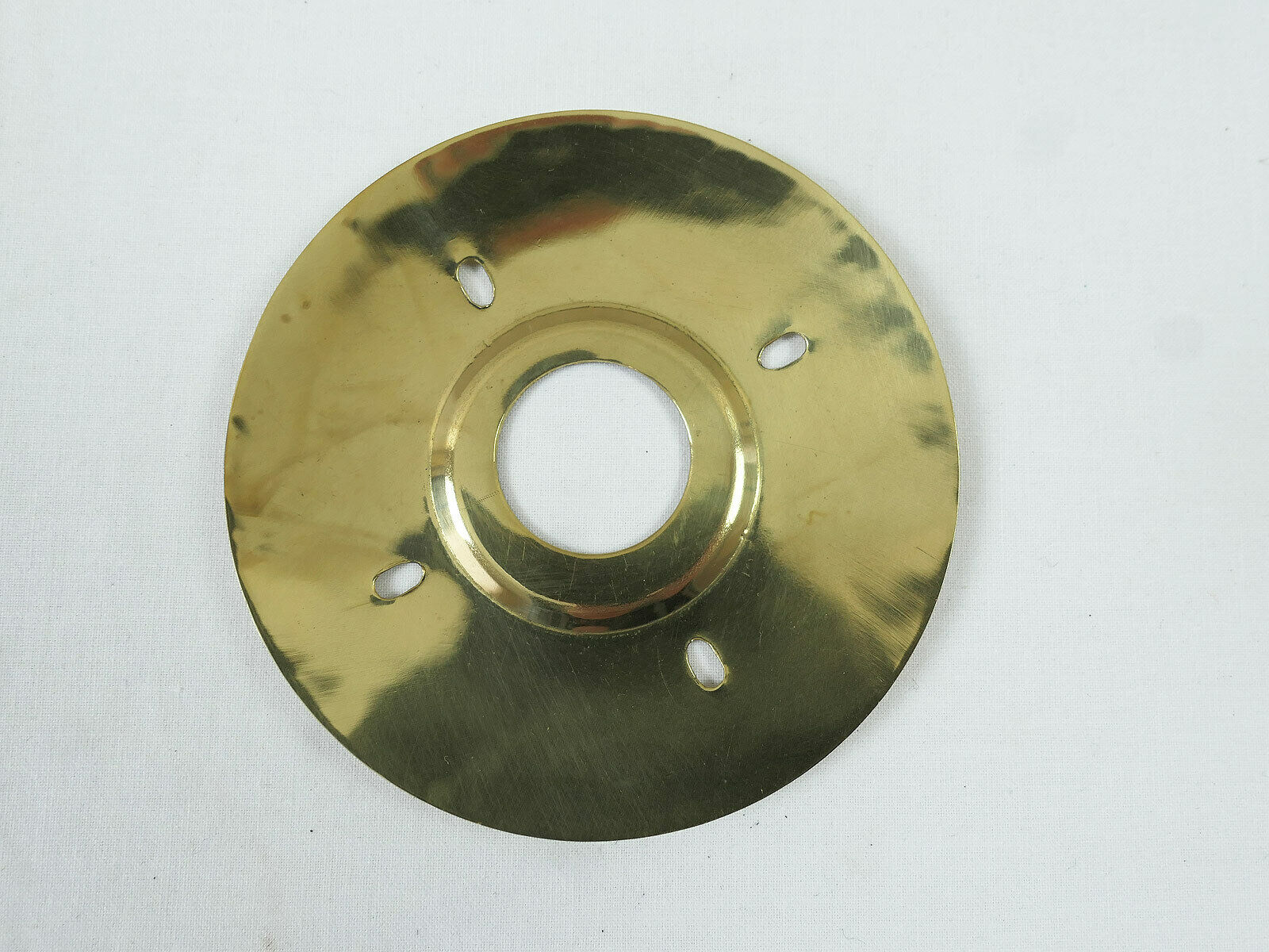 Messing Spitze Rundblatt mit Scheibe Helm Pickelhaube Ersatzteil SPIKED HELMET