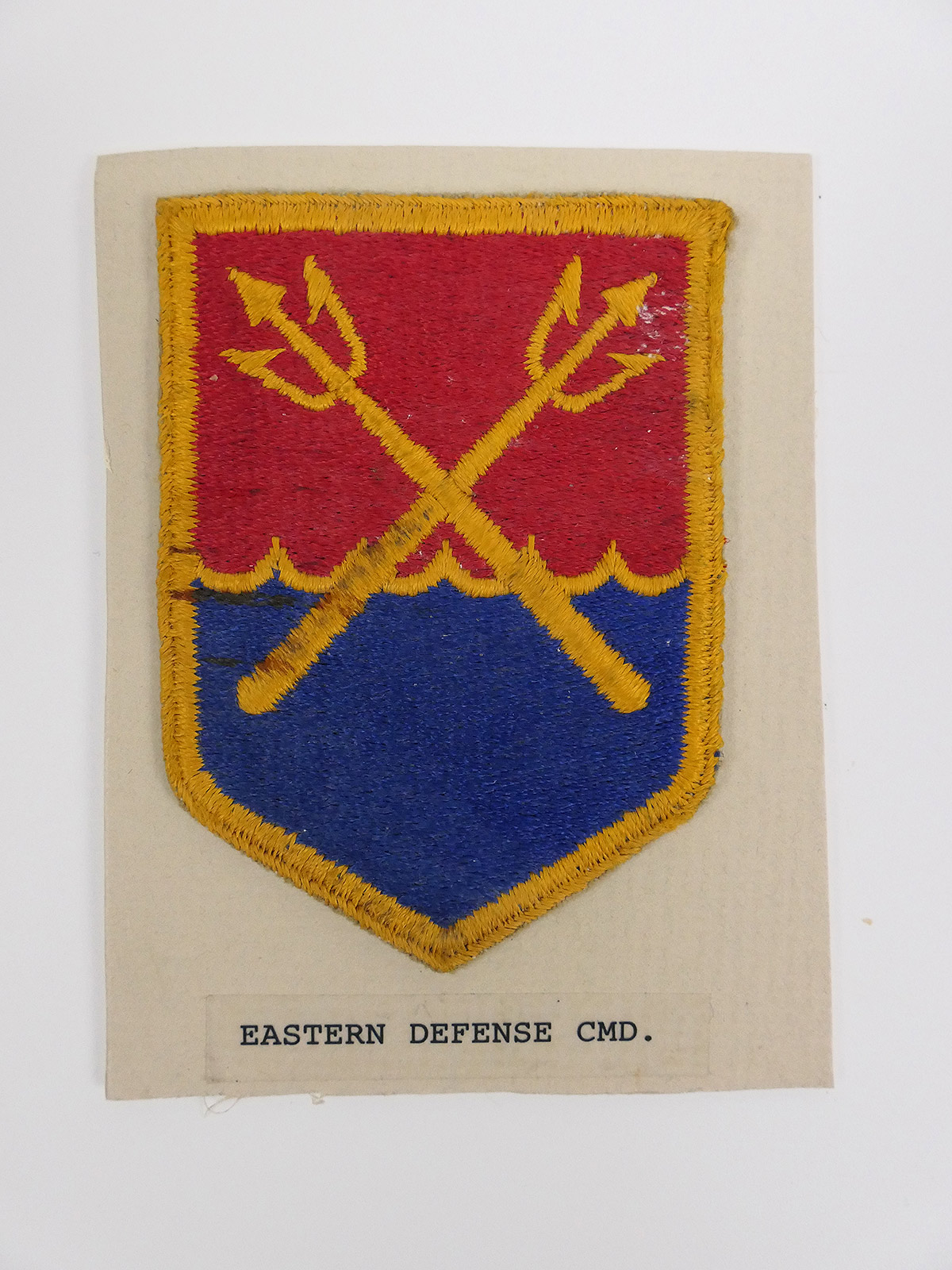 Original US ARMY WW2 Abzeichen Badge Eastern Defense Command Patch - U.S. Command / Special Units