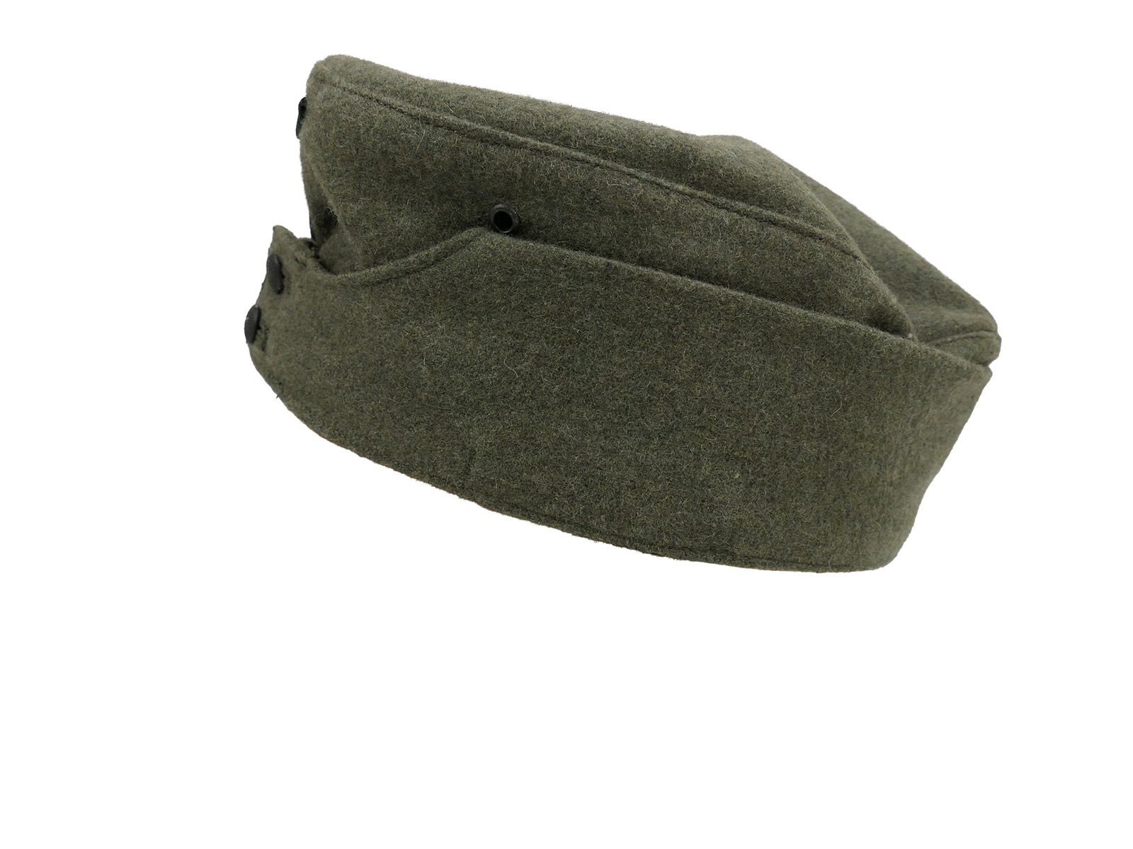 Wehrmacht Heer antikes M42 Schiffchen für Mannschaften Gr.57 BATTLE WORN