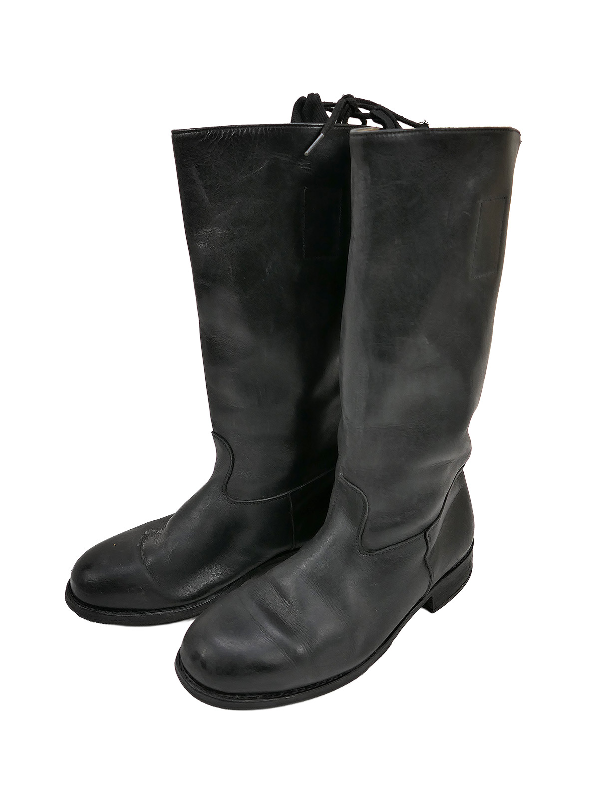 Typ Wehrmacht Leder Stiefel Knobelbecher Schaftstiefel Wachbataillon Gr.43 mit Hufeisen 275/107