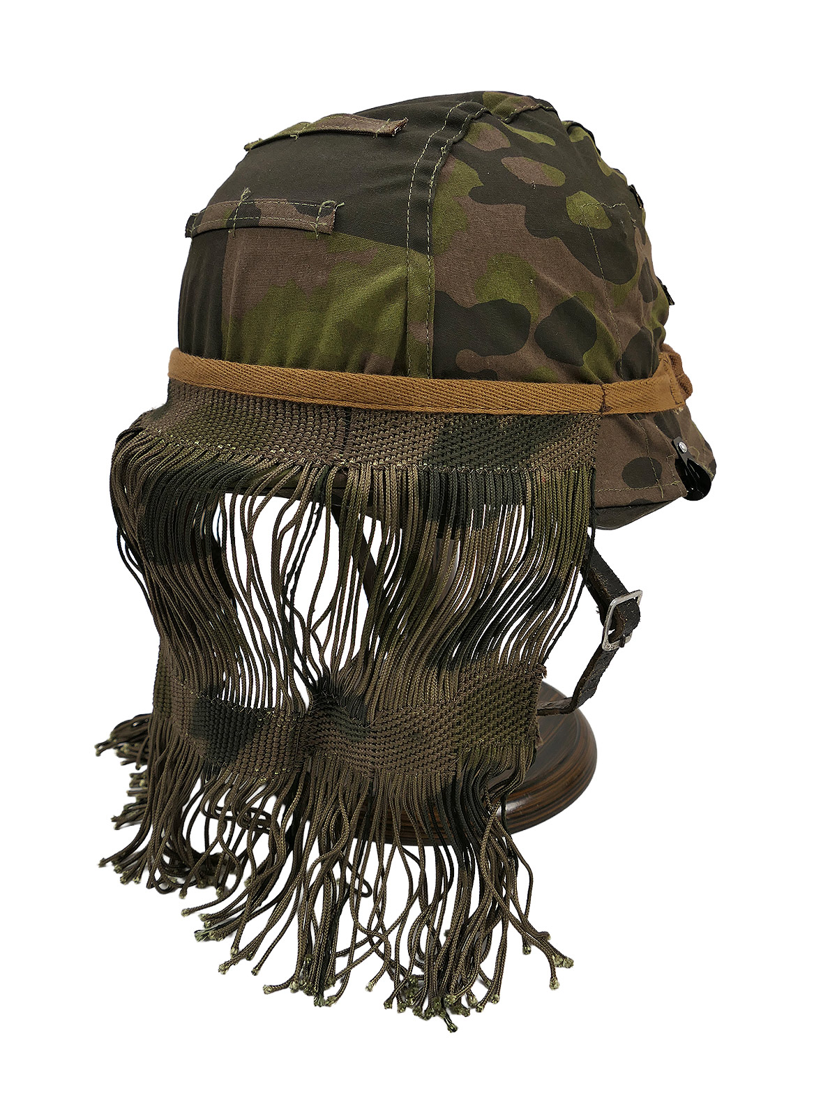 Waffen SS Scharfschützen Tarnschleier Platane Museumsanfertigung Gesichtstarnung