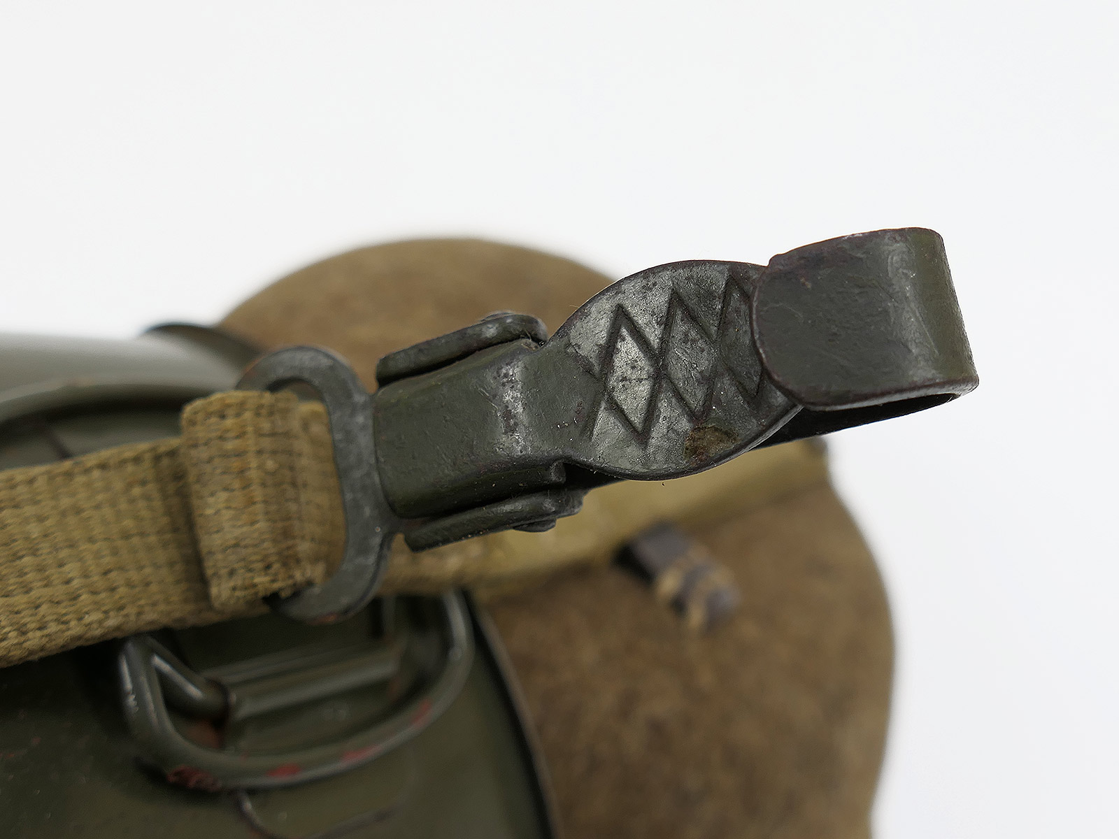 Wehrmacht Feldflasche MN42 mit Stahl Becher Wasserflasche TOP COLLECTION BATTLE WORN