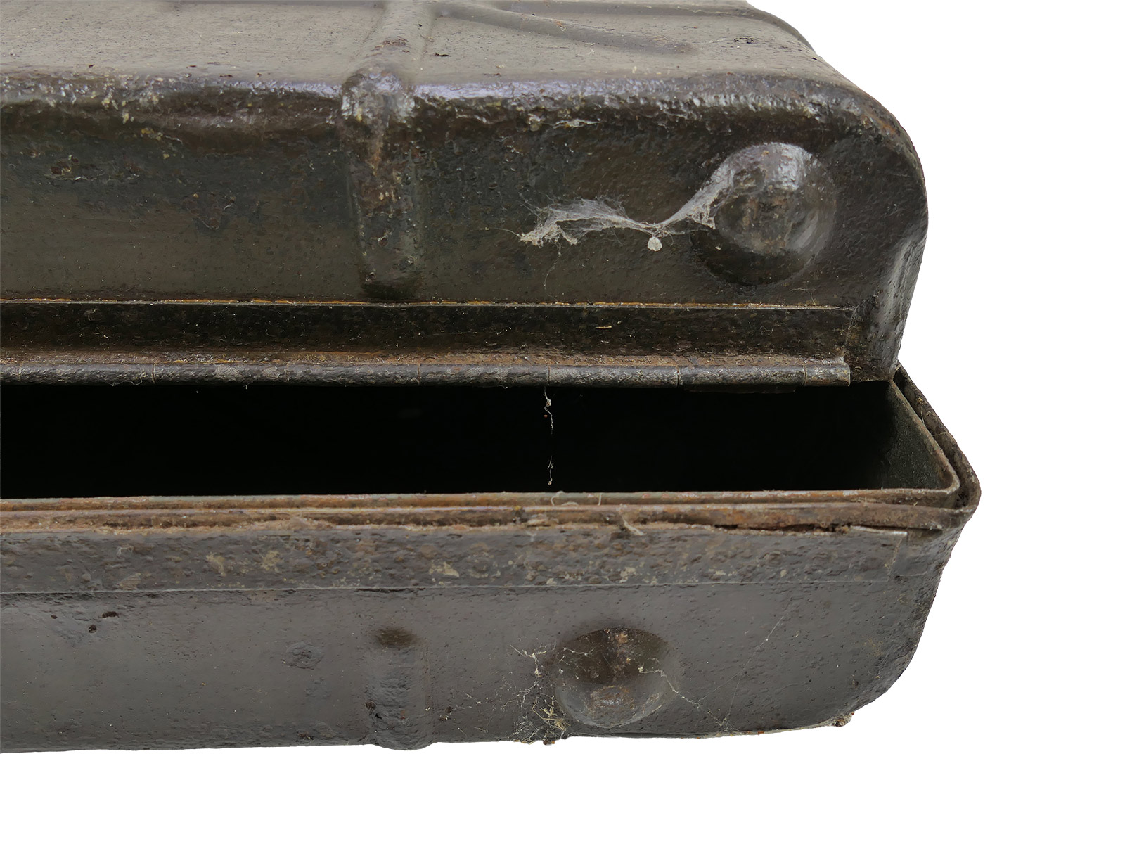 Schlachtfeldfund Transportkoffer Stielhandgranaten M24 Handgranatenkoffer Kiste BATTLE WORN