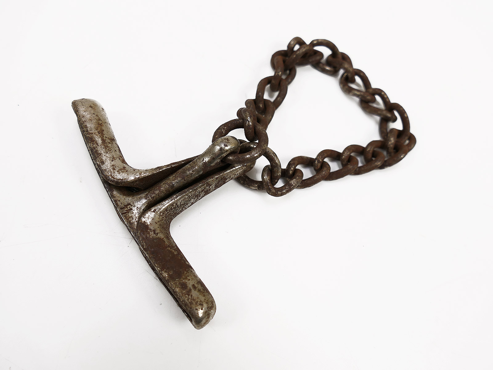 #C SS Hand Knebel Knebelkette Abführ-, Vorführ- oder Knebelkette ANTIK