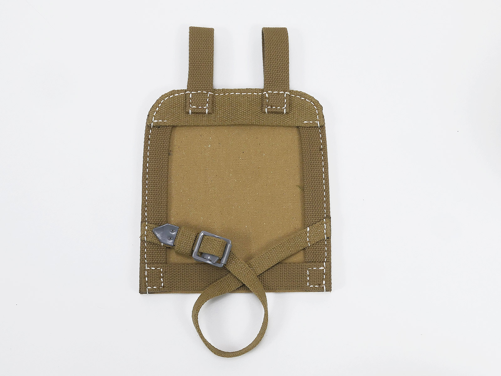 Wehrmacht Spatentasche / Tasche für Infanterie Spaten Tropen Web Material Afrikakorps 