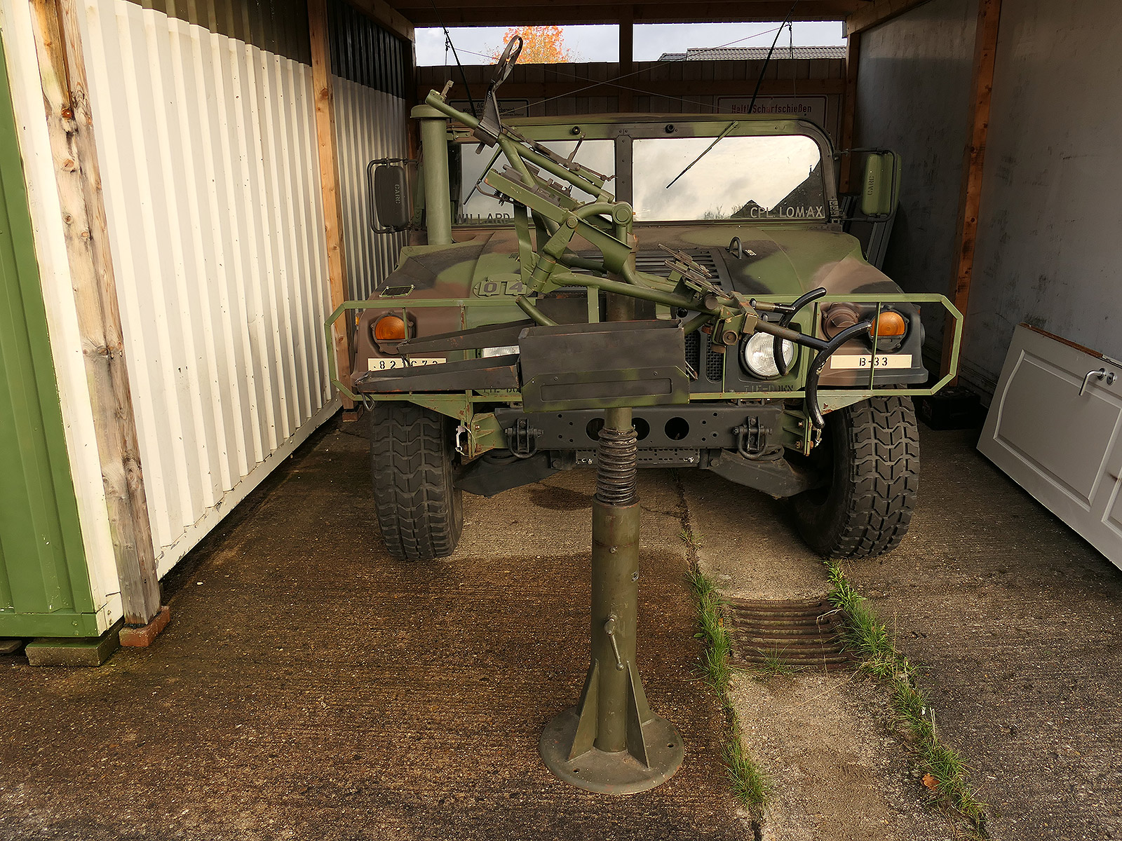 Zwillingssockellafette MG42 / MG53 / MG3 / Doppel Zwillingslafette MG Lafette *Nur Abholung*