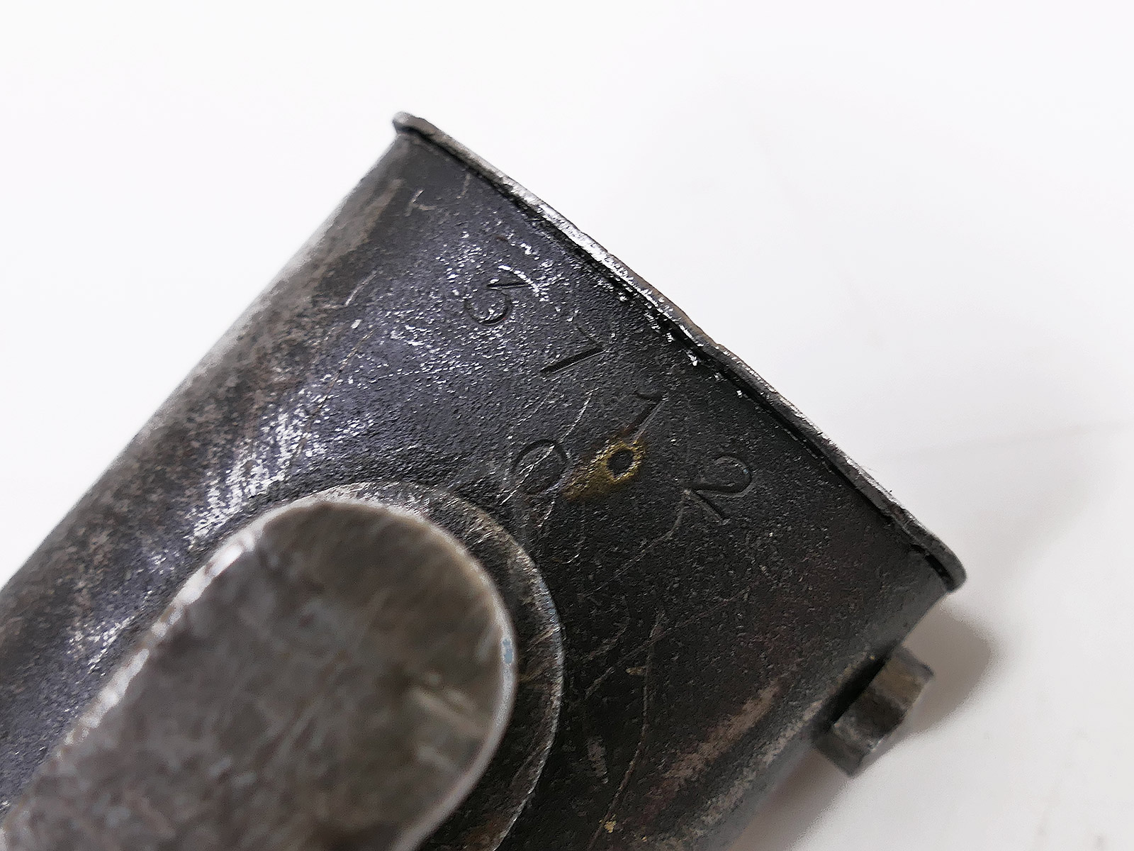 Wehrmacht Bajonett M84/98 cof42 Karabiner K98 / Seitengewehr mit Scheide BATTLE WORN